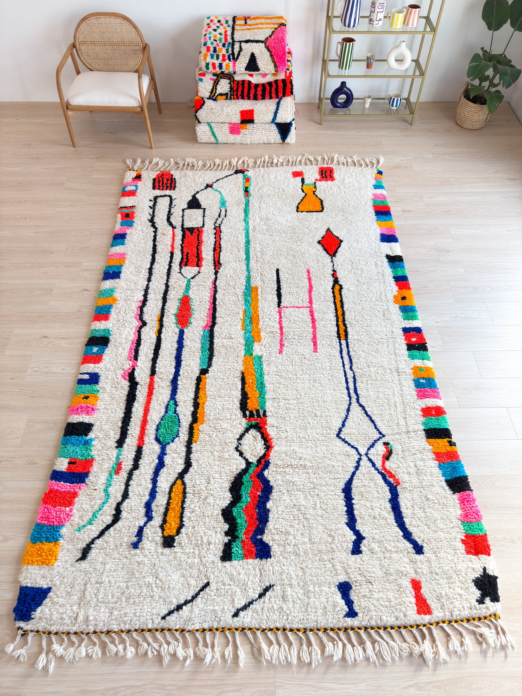 Tapis Berbère Coloré 202 x 346 cm - n°1757