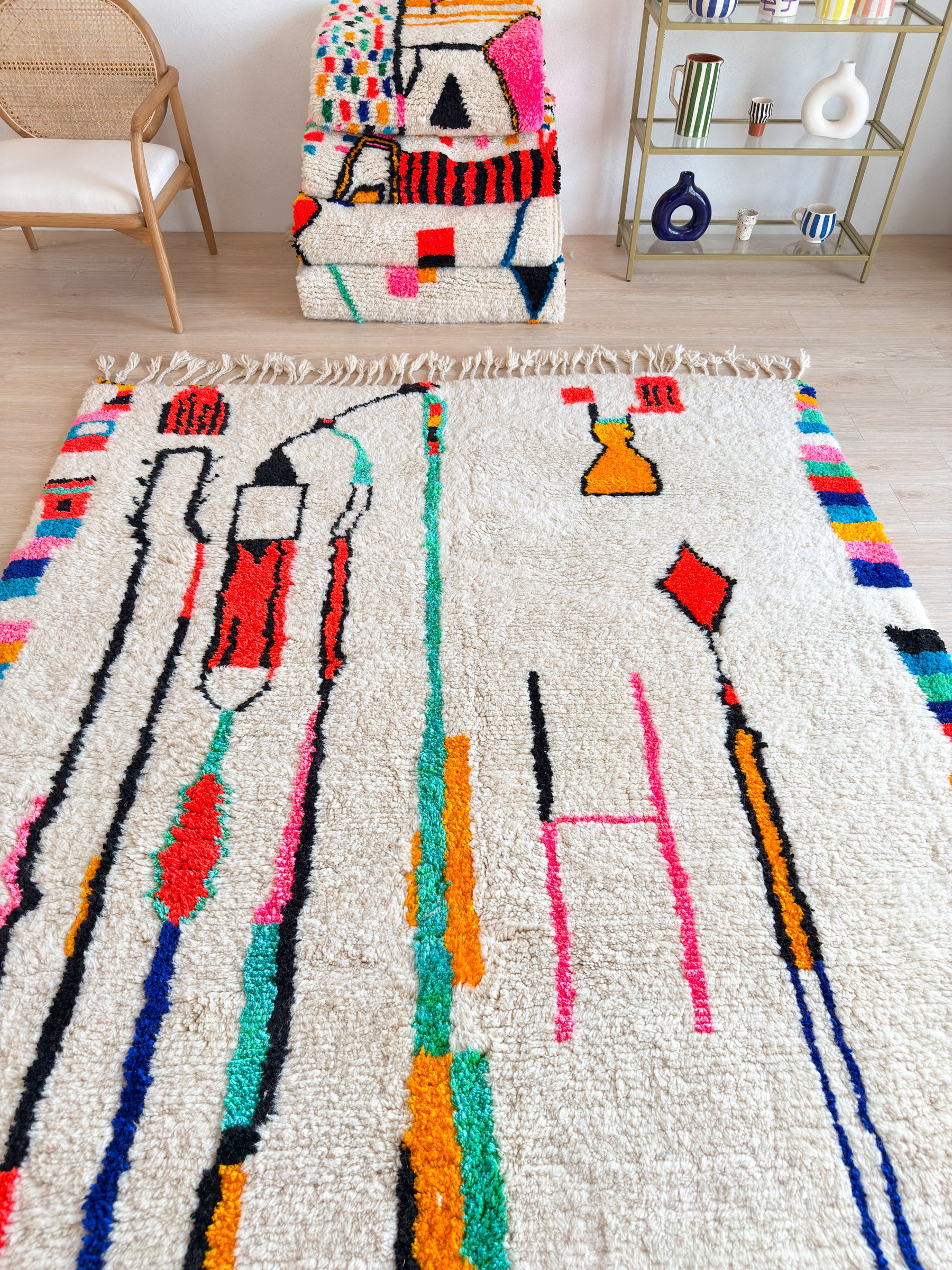 Tapis Berbère Coloré 202 x 346 cm - n°1757