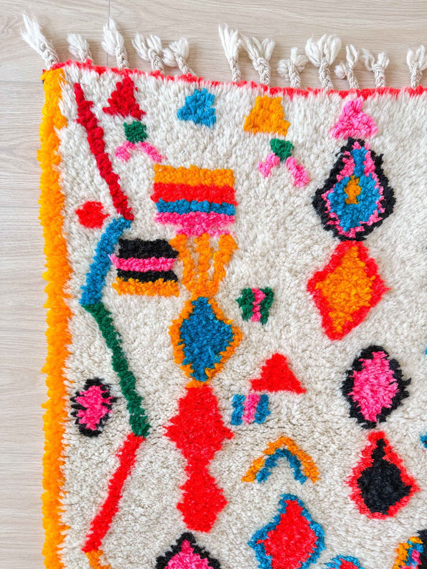 Tapis berbère coloré 83 x 125 cm - n°1999