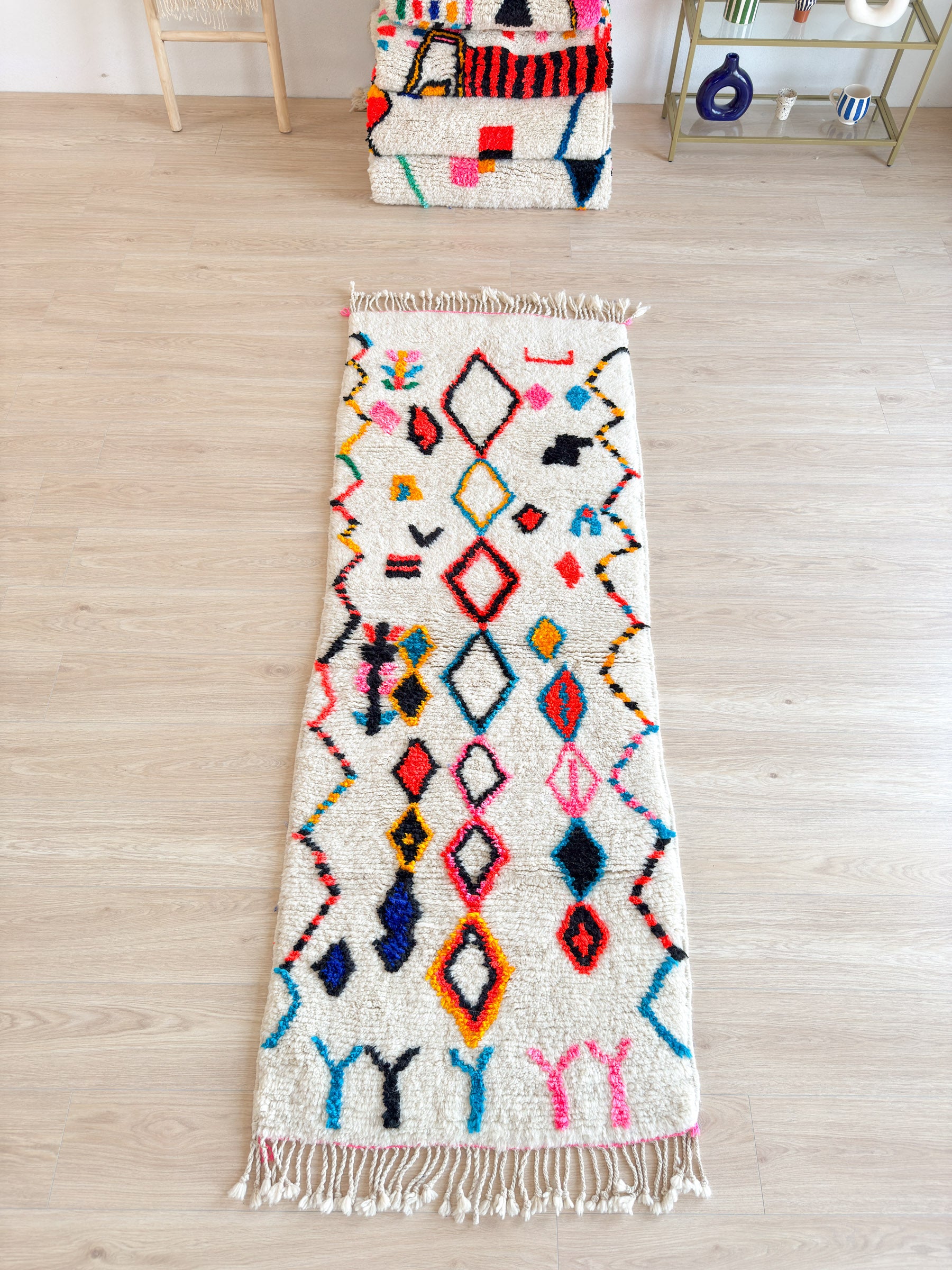 Tapis Berbère de Couloir 86 x 252 cm - n°1787