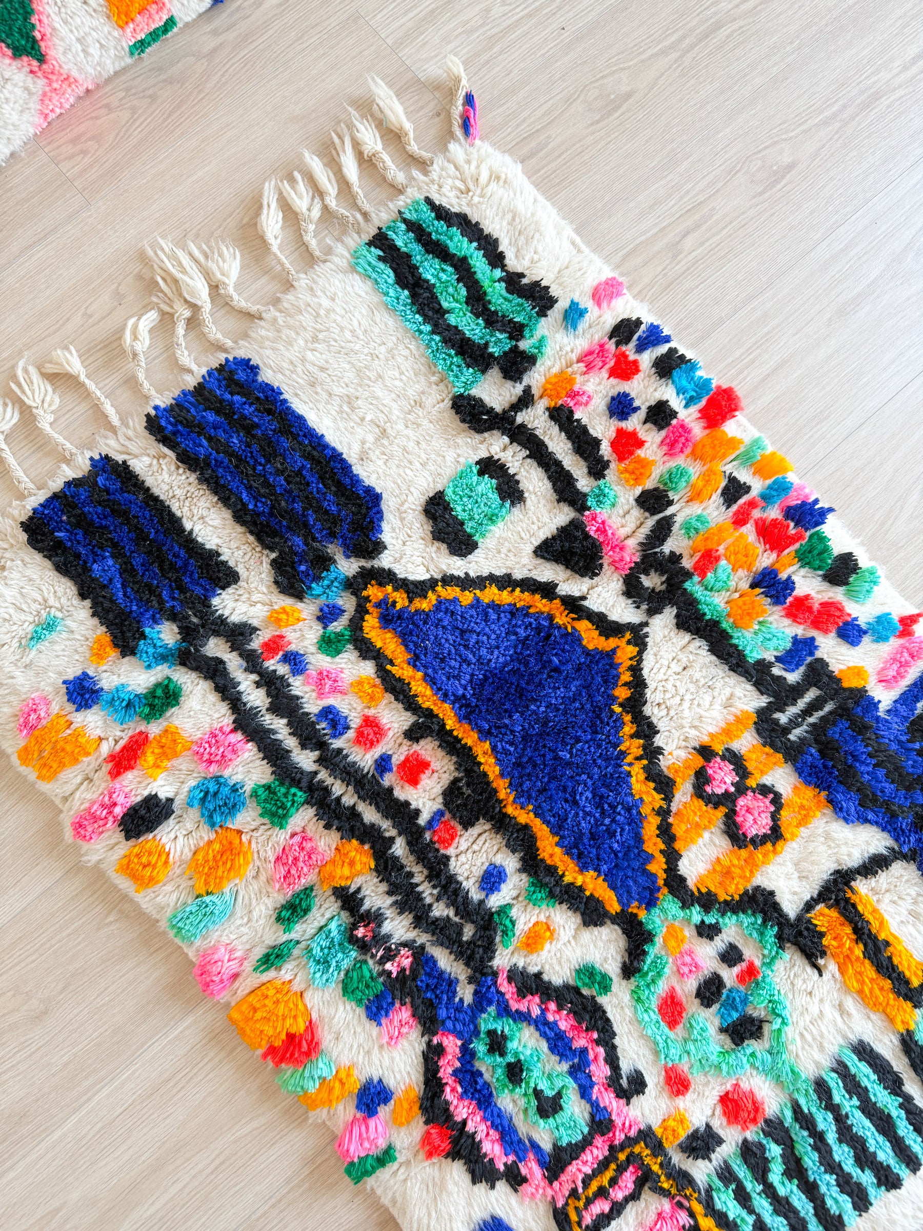 Tapis berbère coloré 83 x 140 cm - n°1971