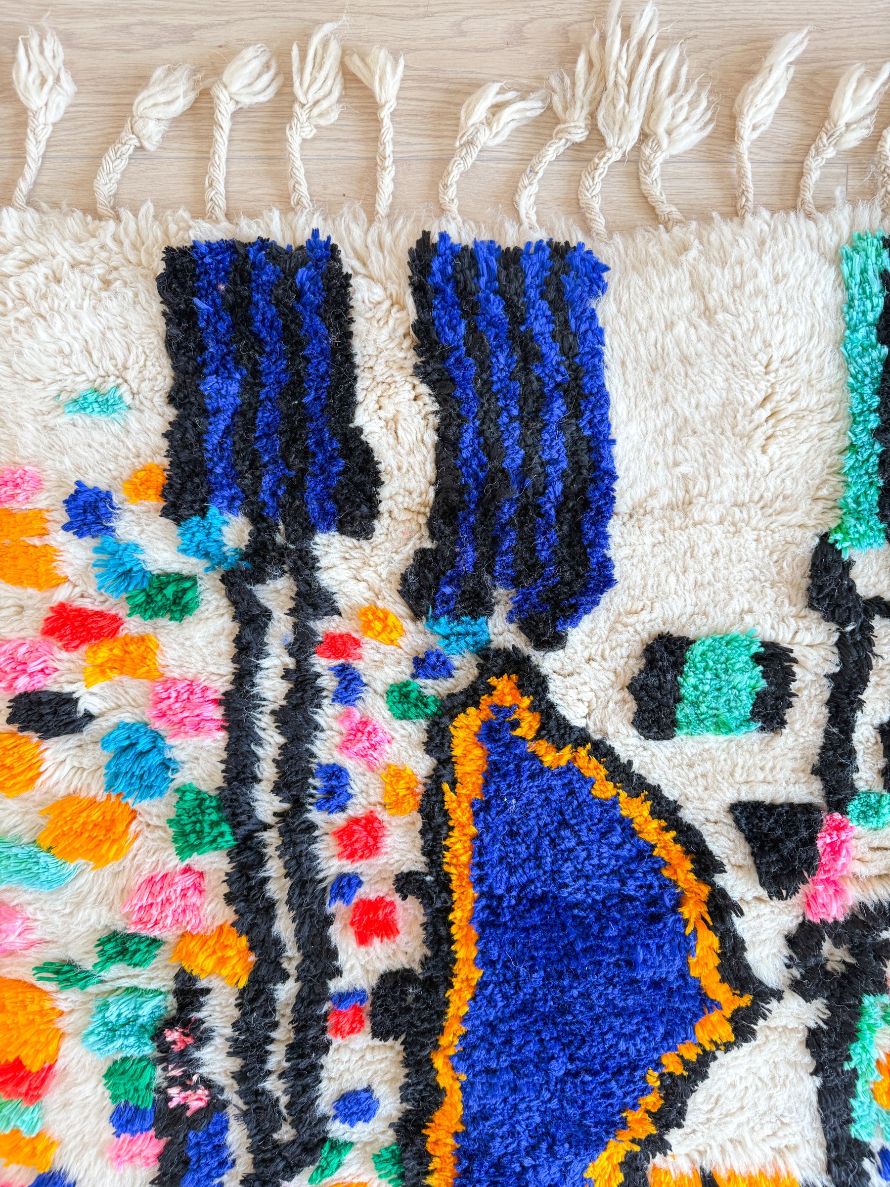 Tapis berbère coloré 83 x 140 cm - n°1971