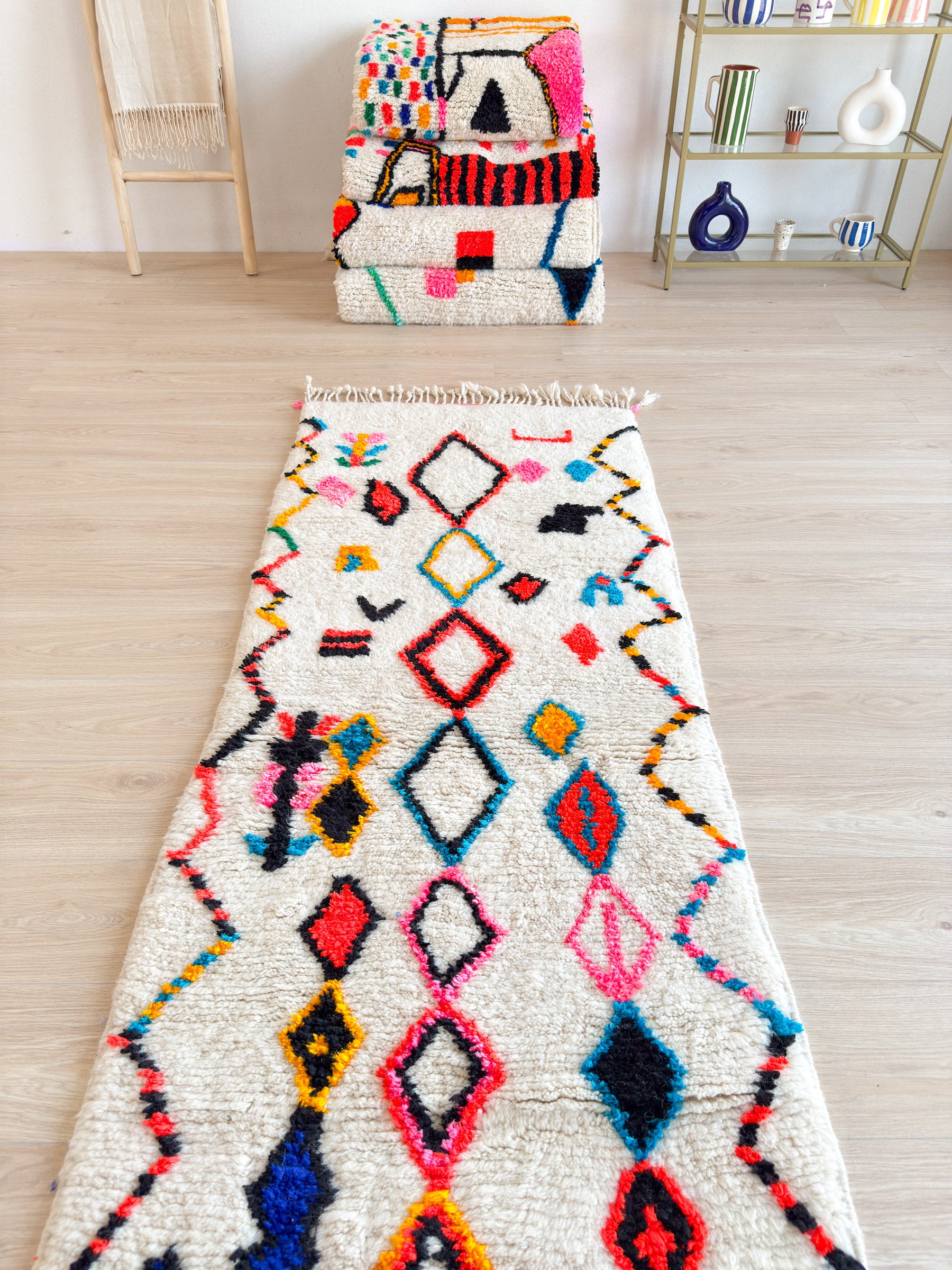 Tapis Berbère de Couloir 86 x 252 cm - n°1787