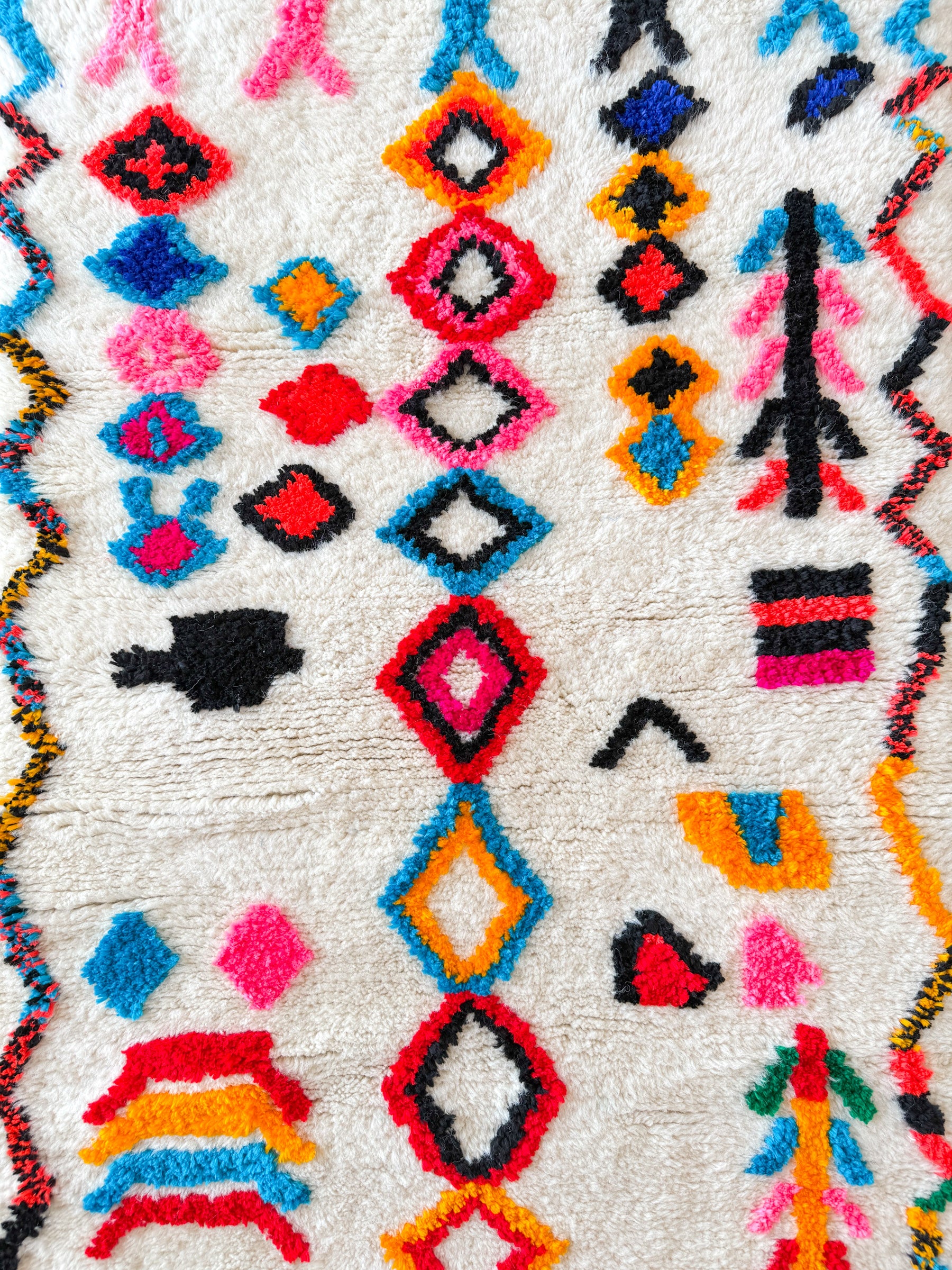 Tapis berbère coloré 85 x 137 cm - n°1991