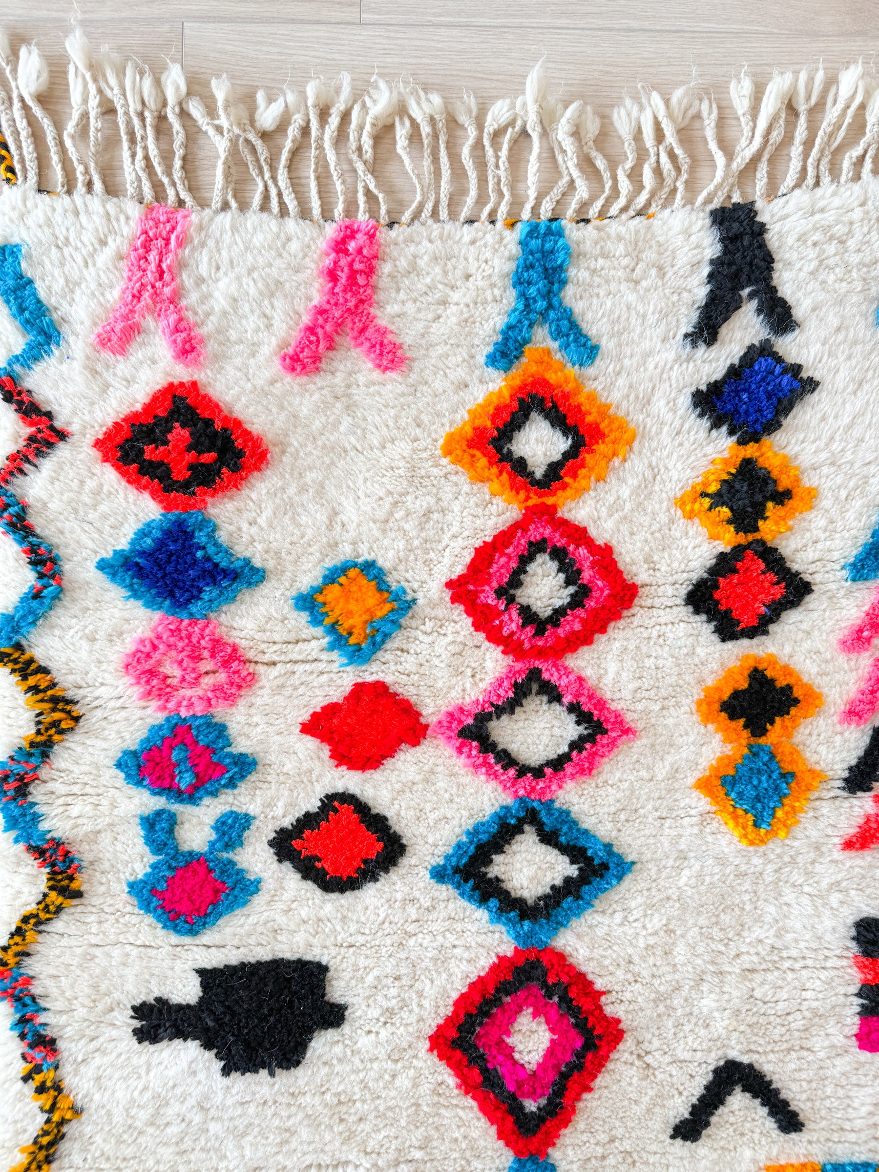 Tapis berbère coloré 85 x 137 cm - n°1991