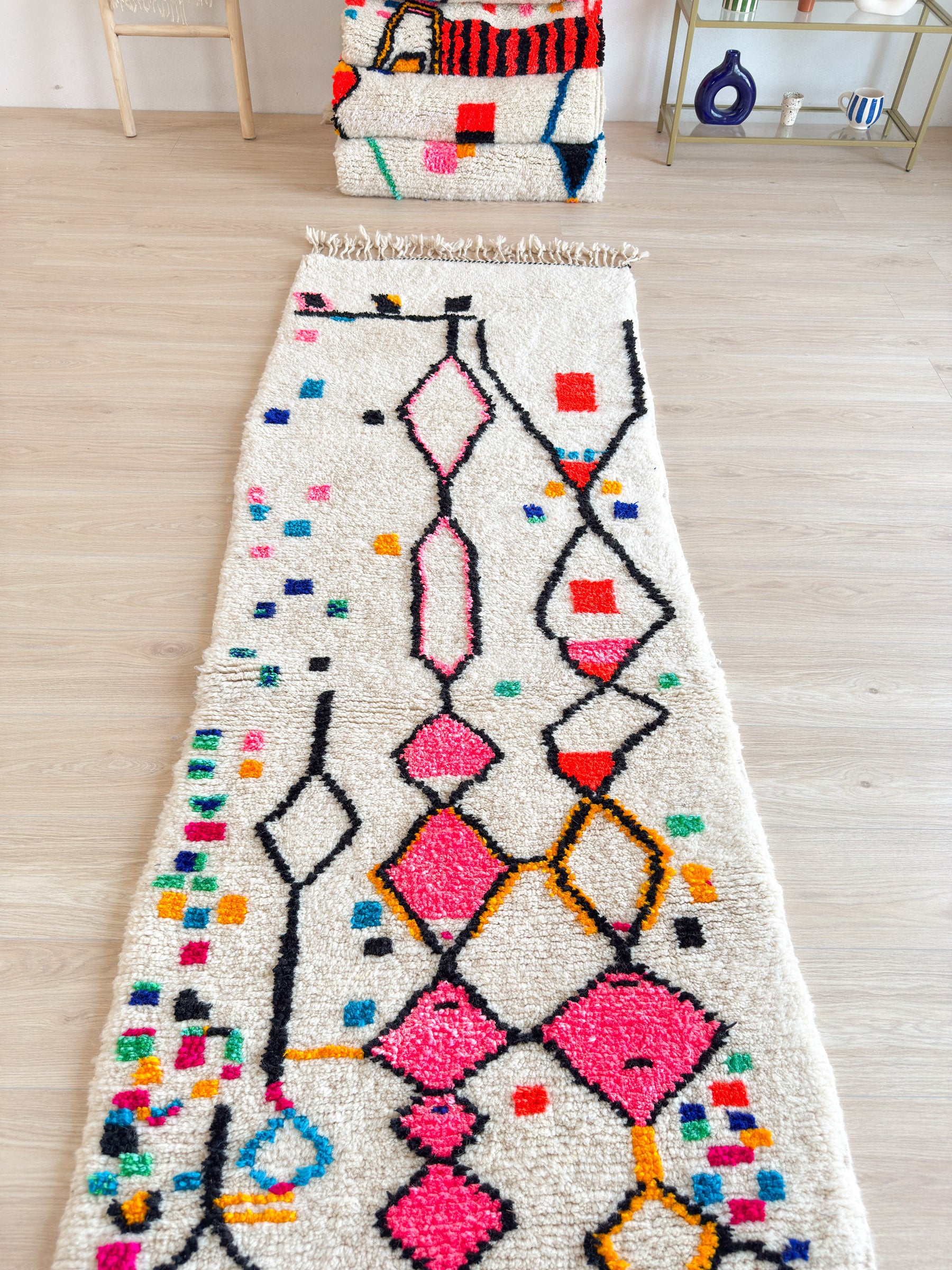 Tapis Berbère de Couloir 91 x 342 cm - n°1893