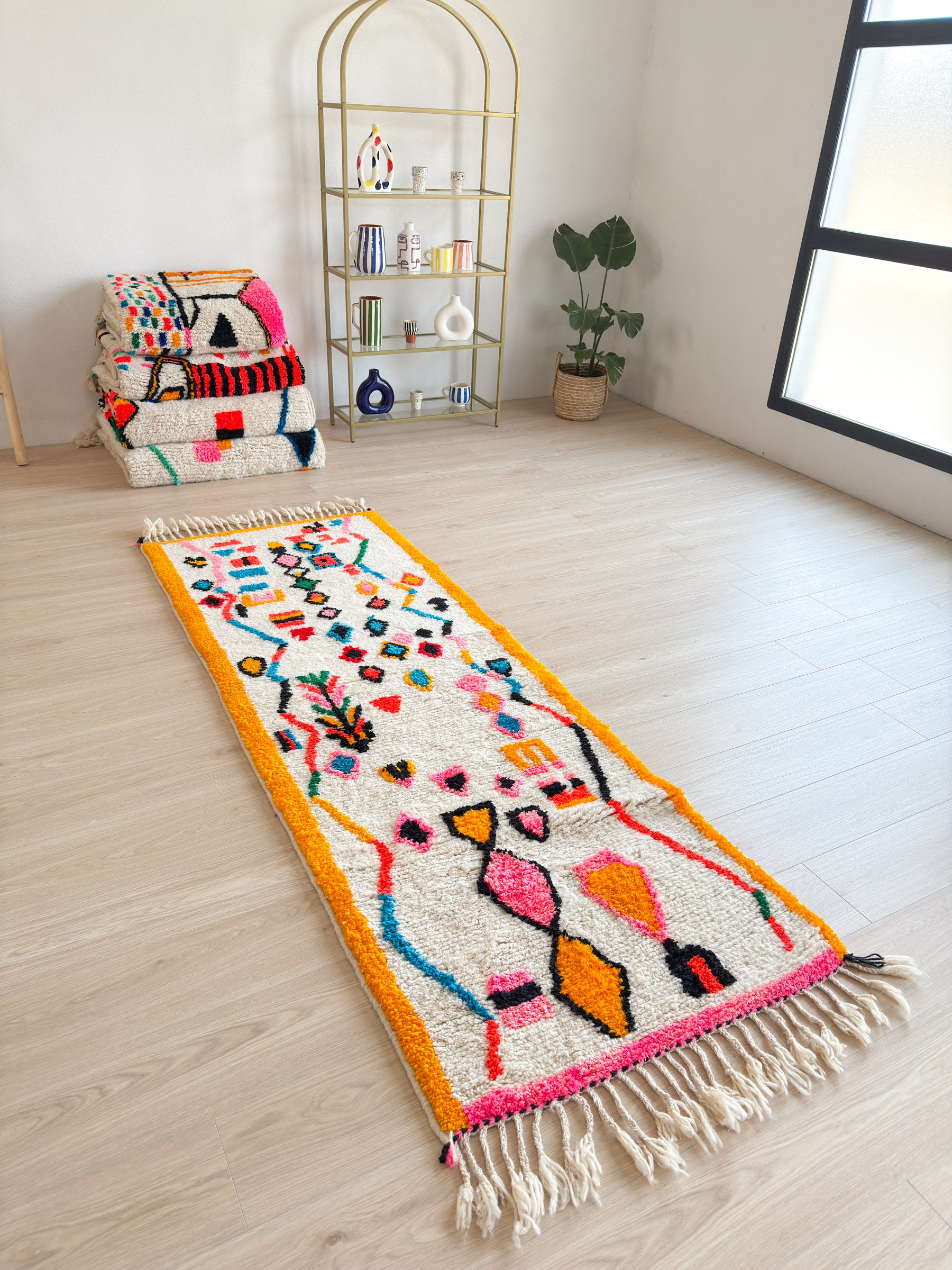 Tapis Berbère de Couloir 88 x 274 cm - n°1864