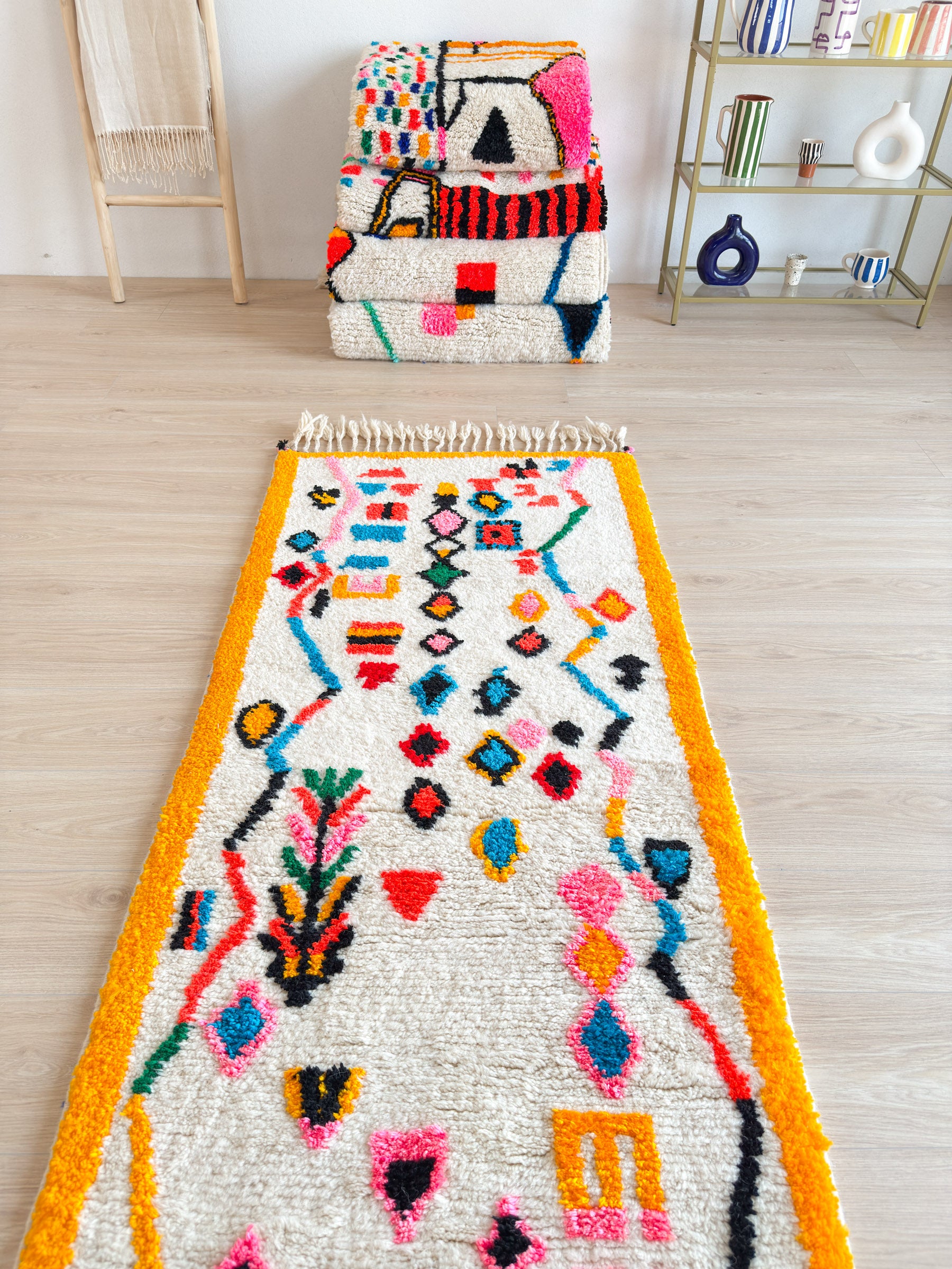 Tapis Berbère de Couloir 88 x 274 cm - n°1864