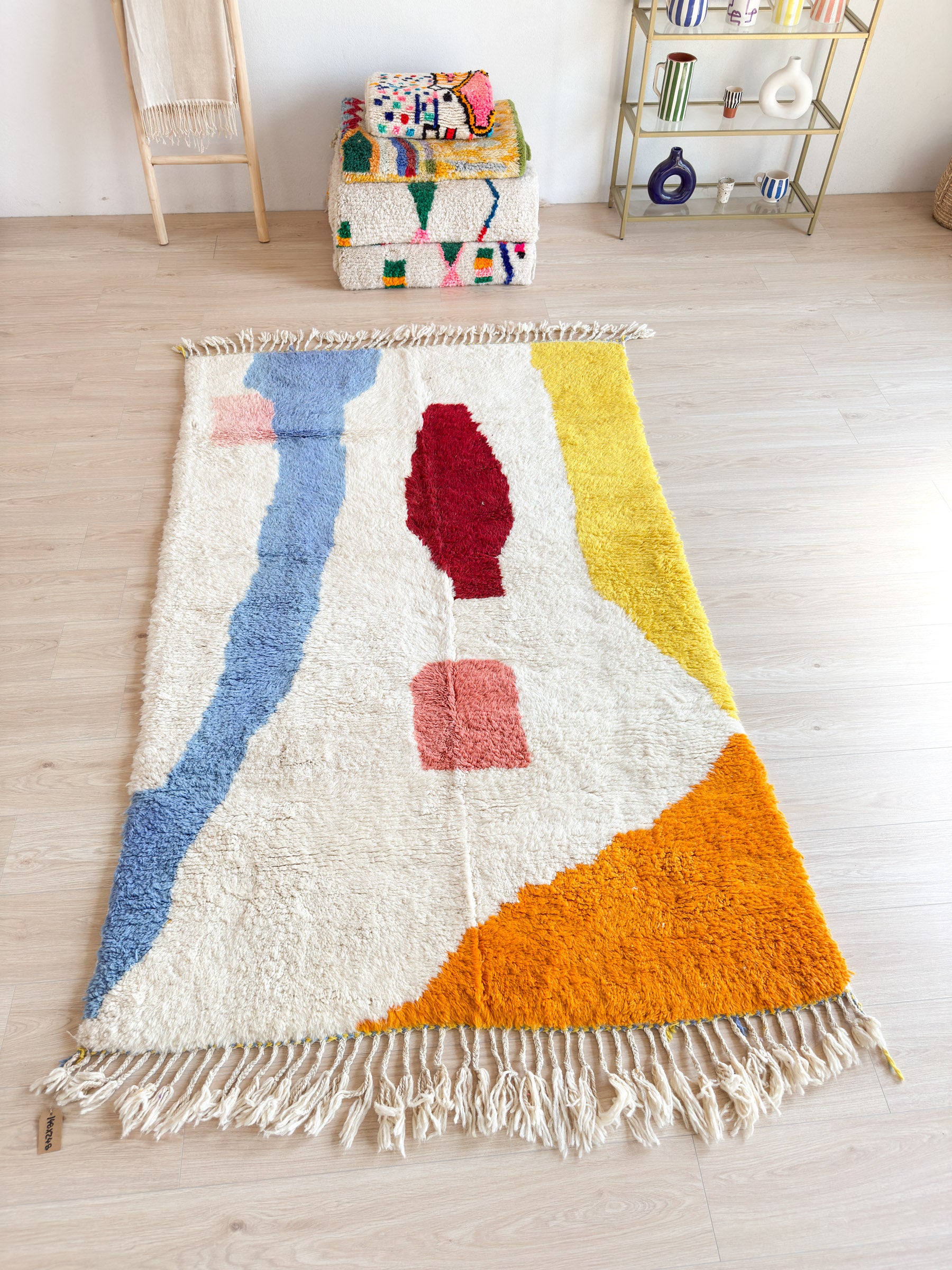 Bunter Berberteppich 148 x 248 cm – Nr. 1488