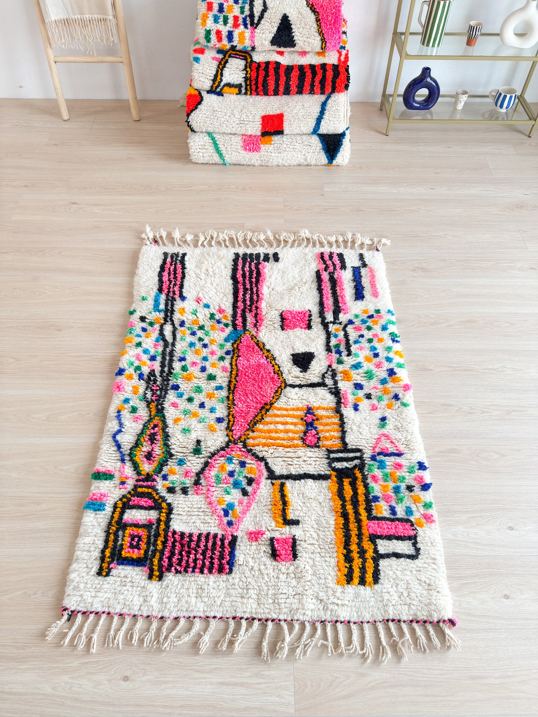 Colorful Berber Rug 103 x 170 cm - n°1803