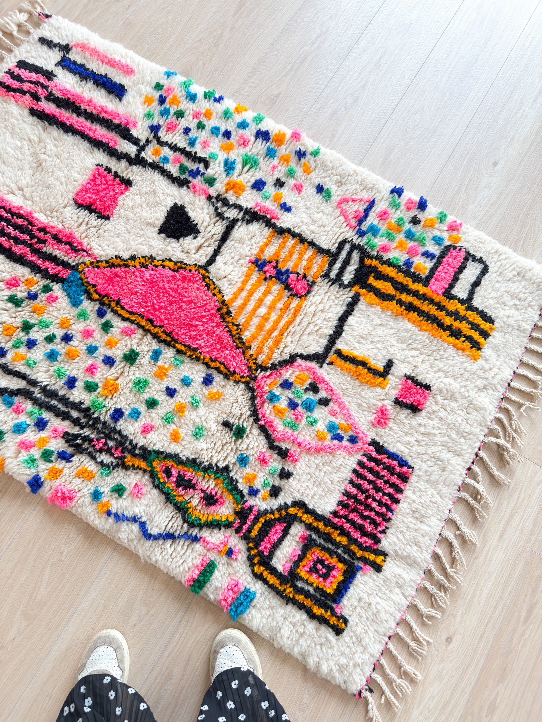 Colorful Berber Rug 103 x 170 cm - n°1803