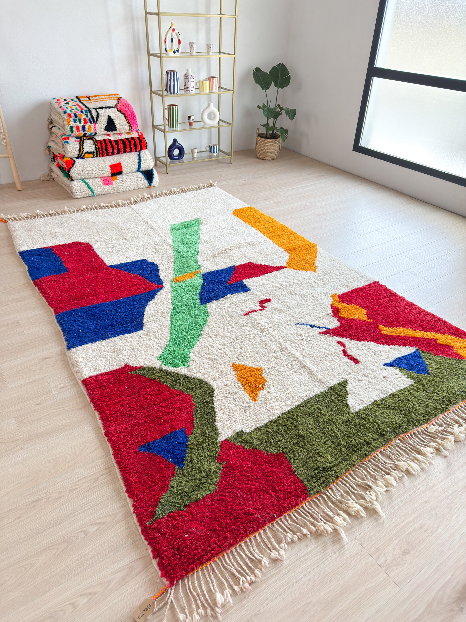 Colorful Berber Rug 196 x 330 cm - n°1810