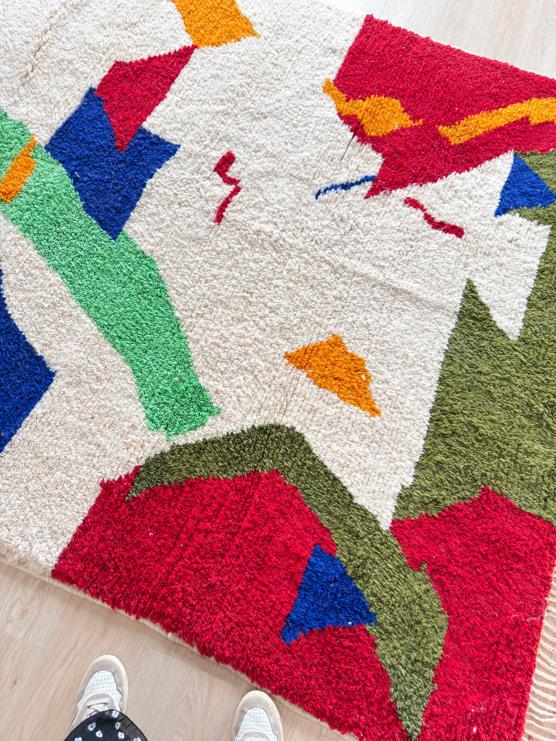 Colorful Berber Rug 196 x 330 cm - n°1810