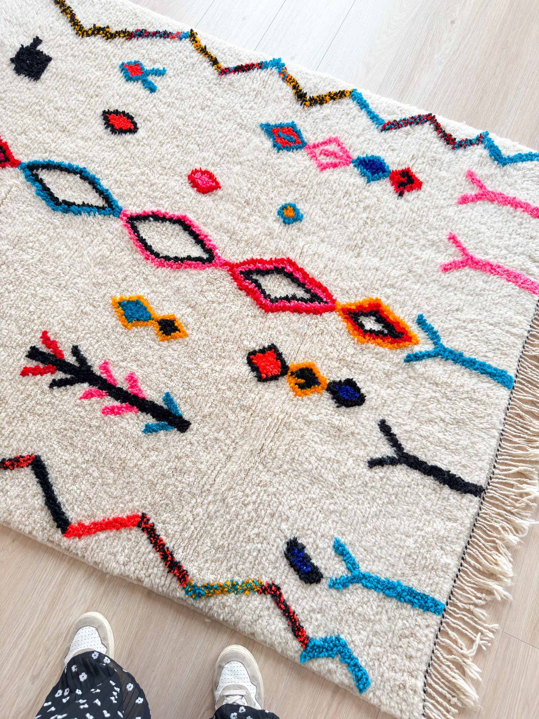 Colorful Berber Rug 144 x 268 cm - n°1734