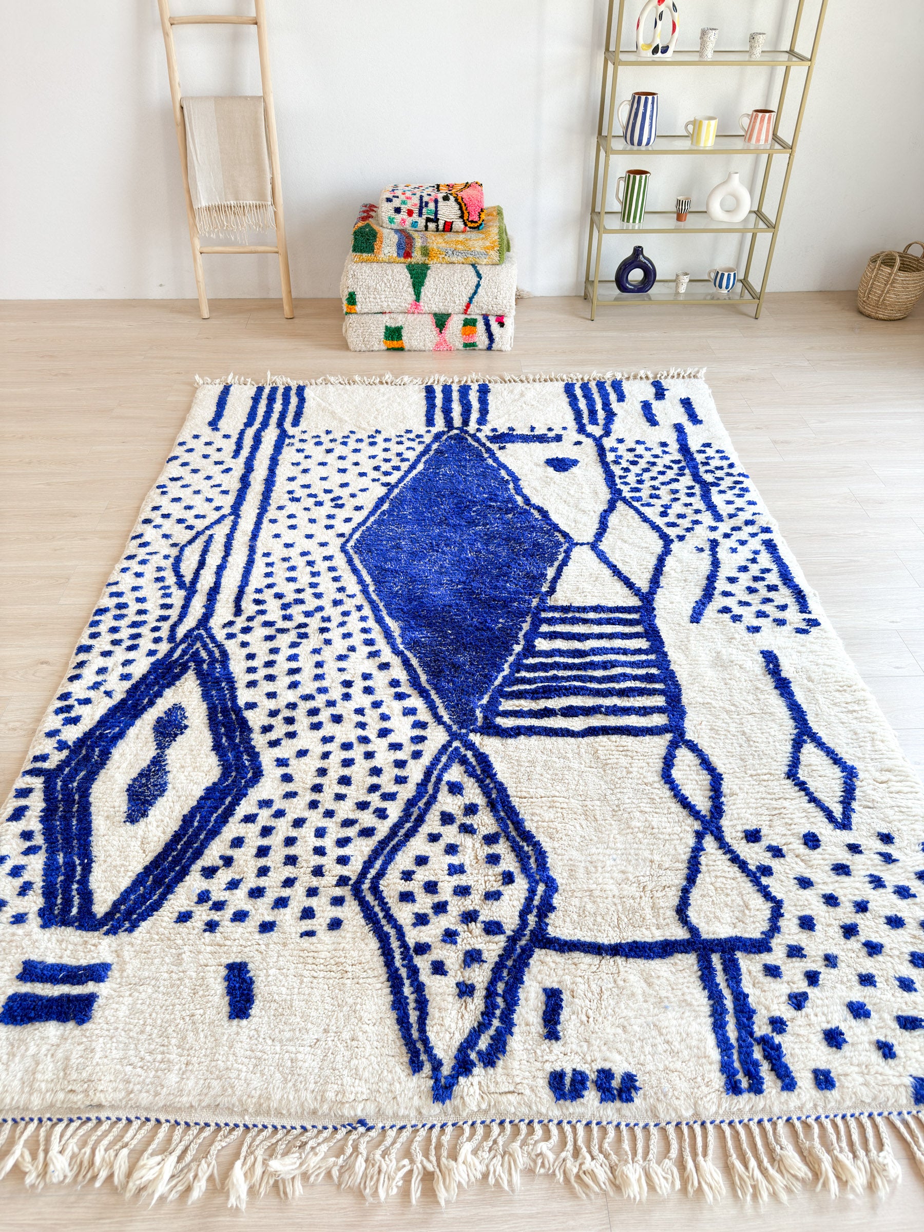 Bunter Berberteppich 210 x 305 cm - Nr. 2261