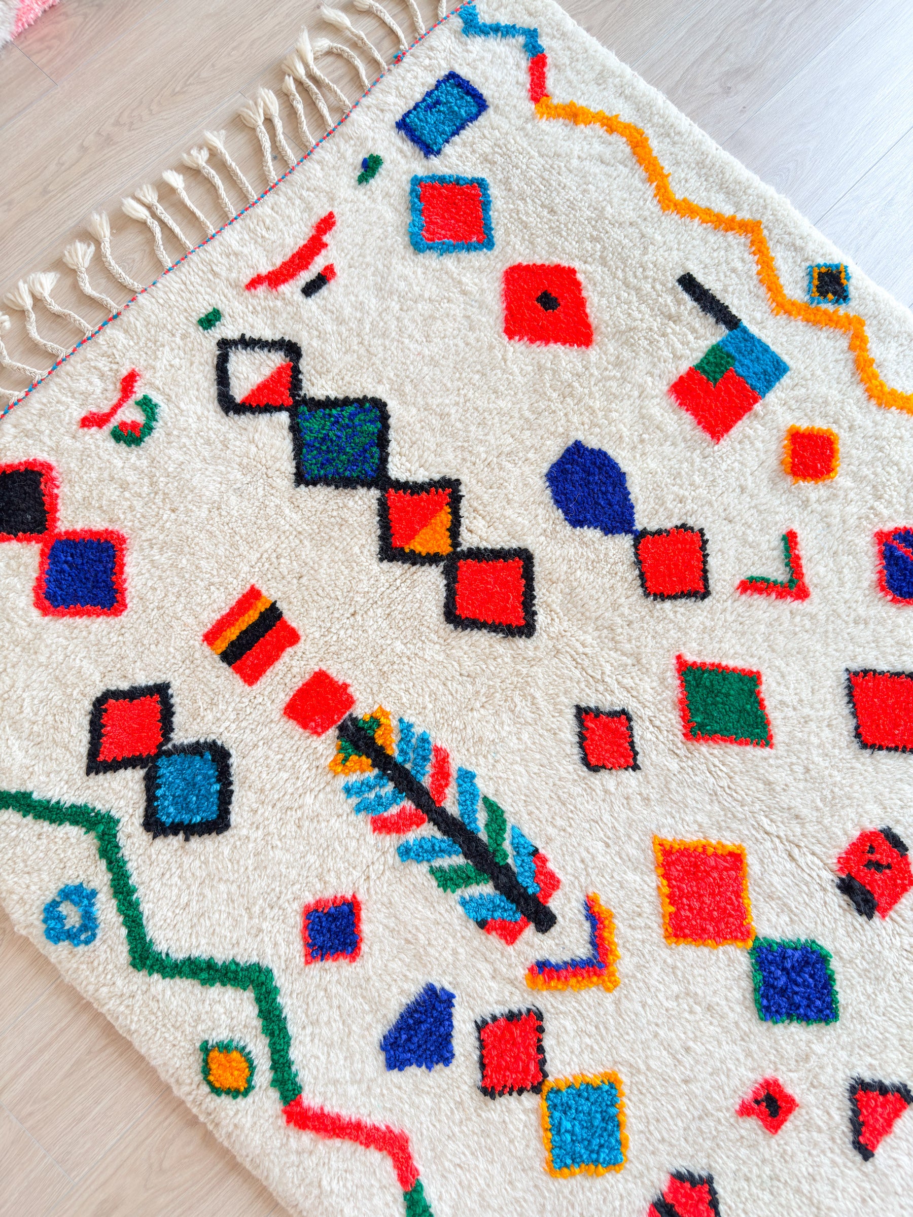 Tapis berbère coloré 148 x 220 cm - n°2250