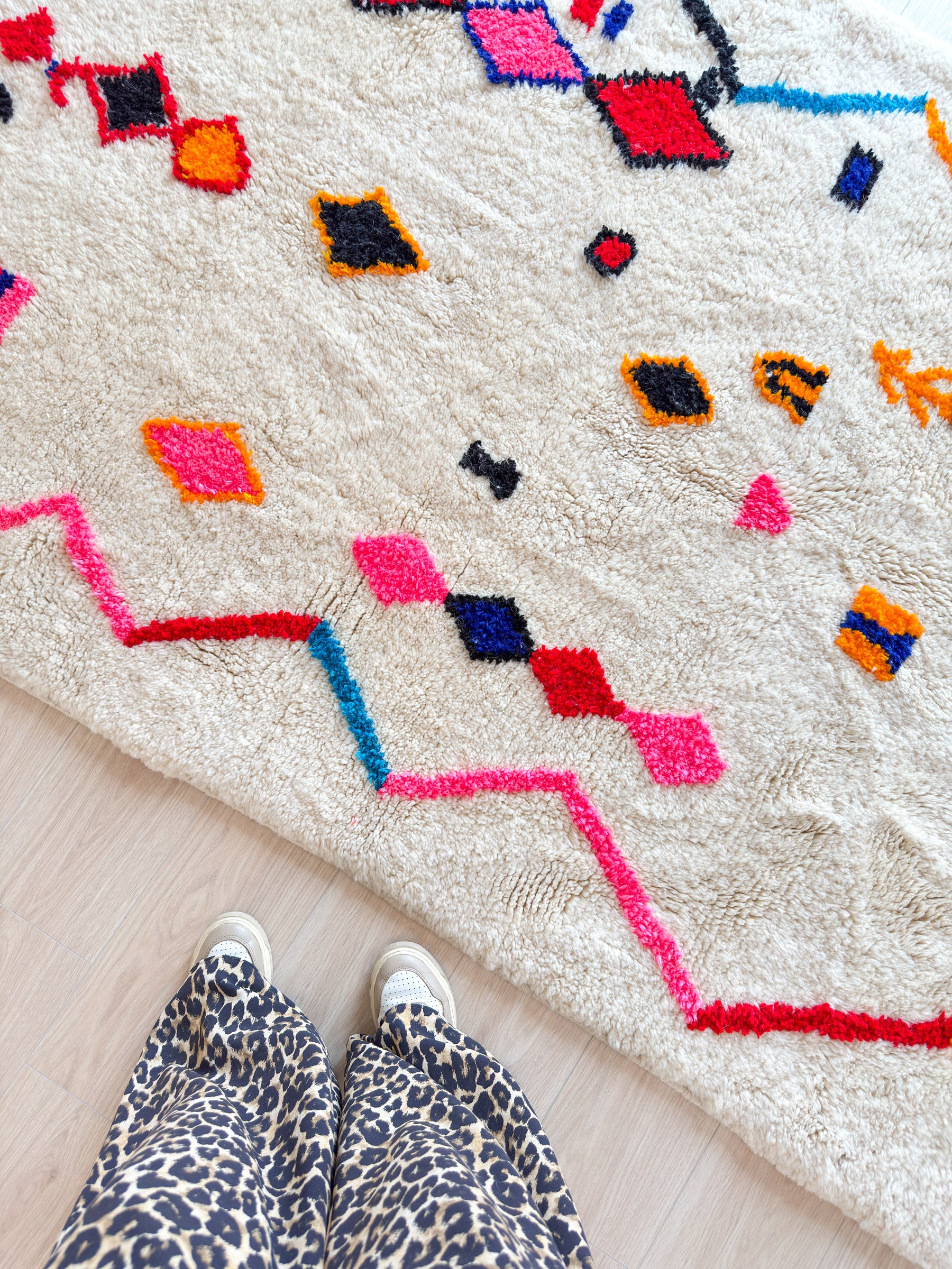 Tapis berbère coloré 150 x 271 cm - n°2241