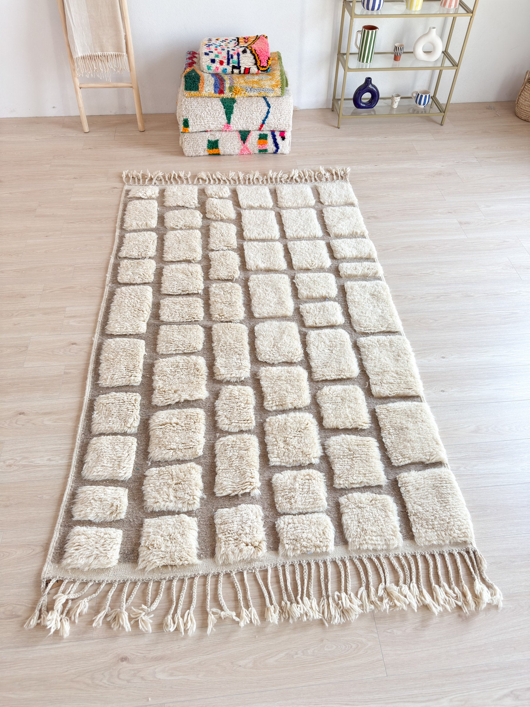 Tapis berbère coloré 151 x 270 cm - n°2257