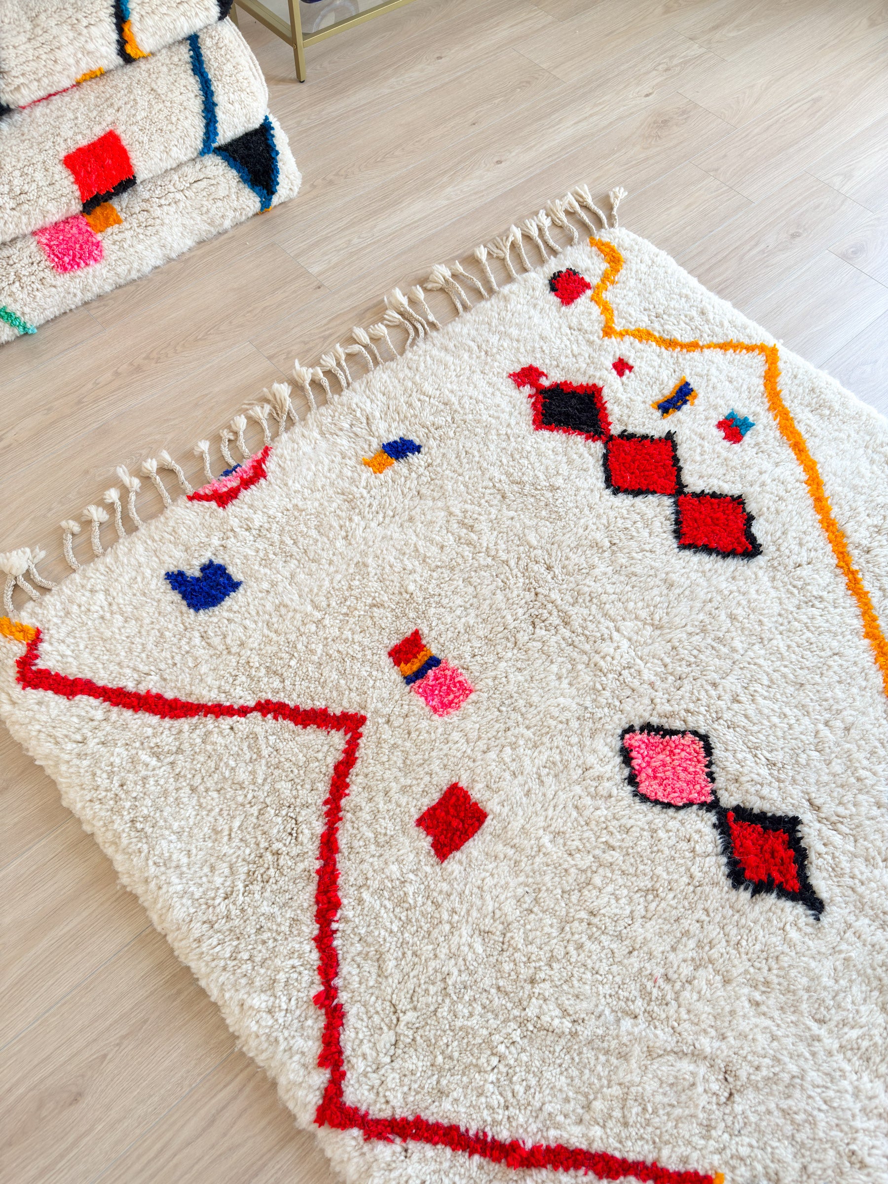 Colorful Berber rug 147 x 287 cm - n°1816