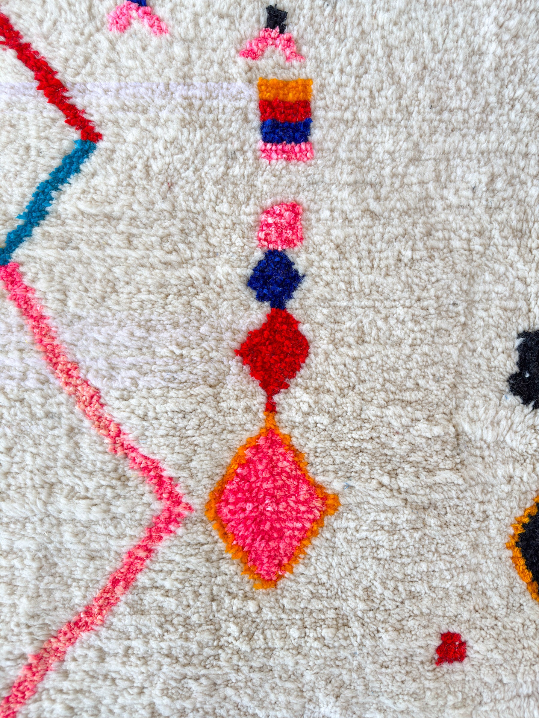 Colorful Berber rug 147 x 287 cm - n°1816