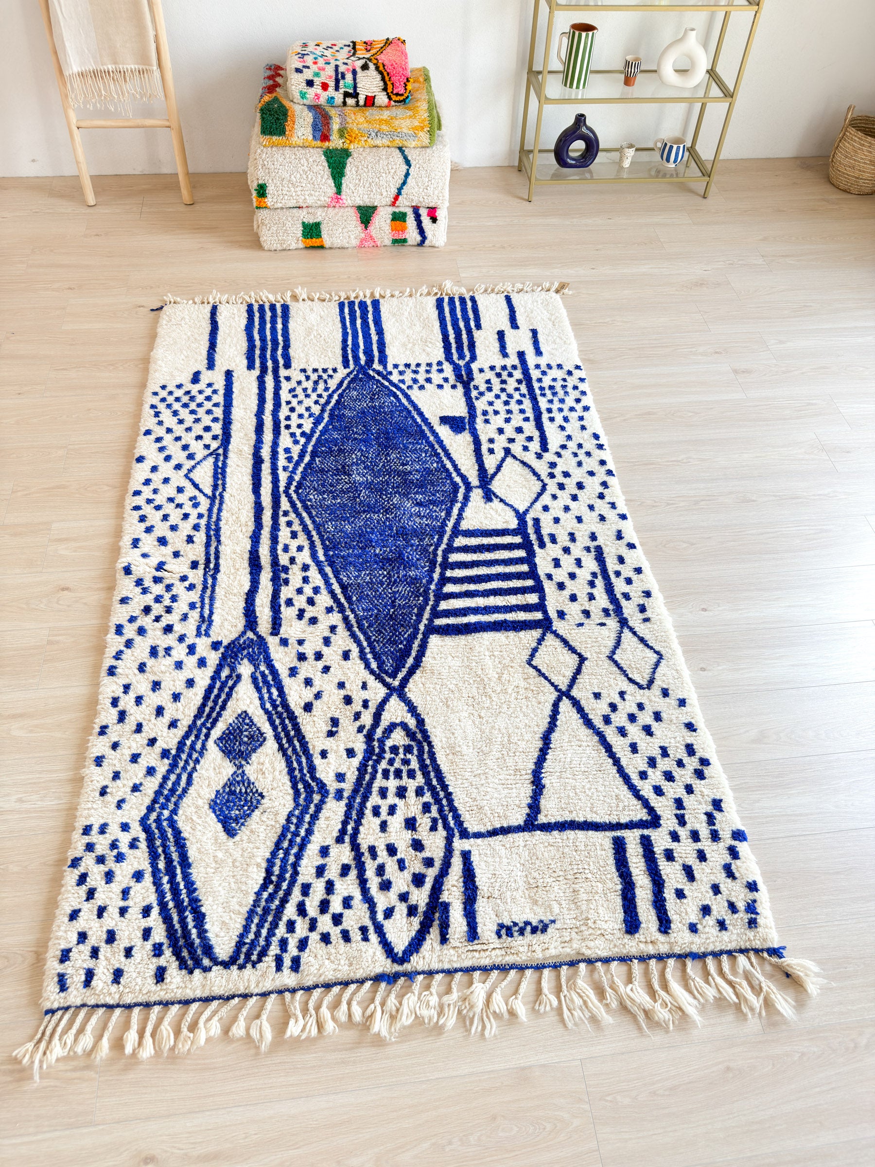 Tapis berbère coloré 151 x 253 cm - n°2210