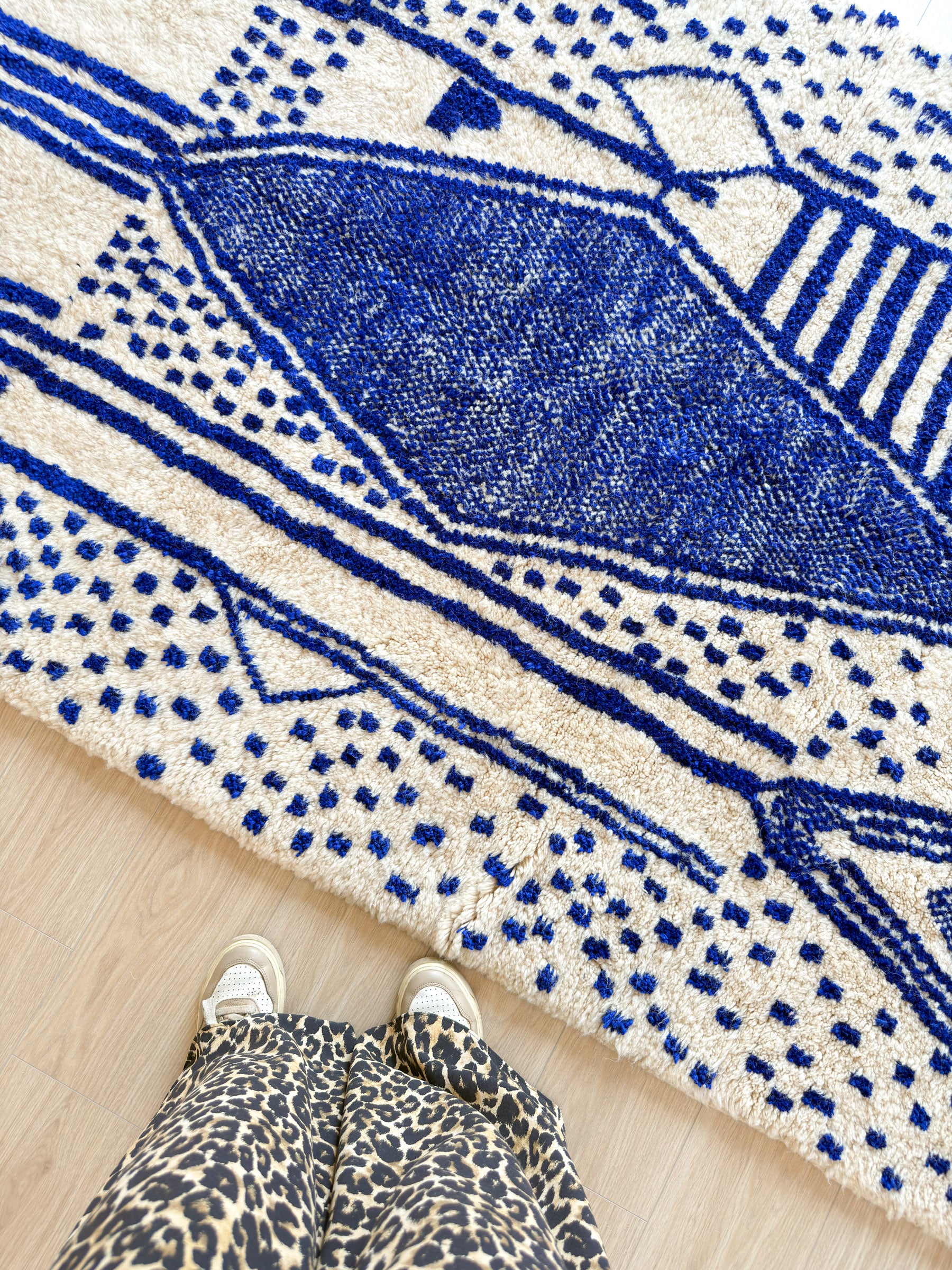 Tapis berbère coloré 151 x 253 cm - n°2210