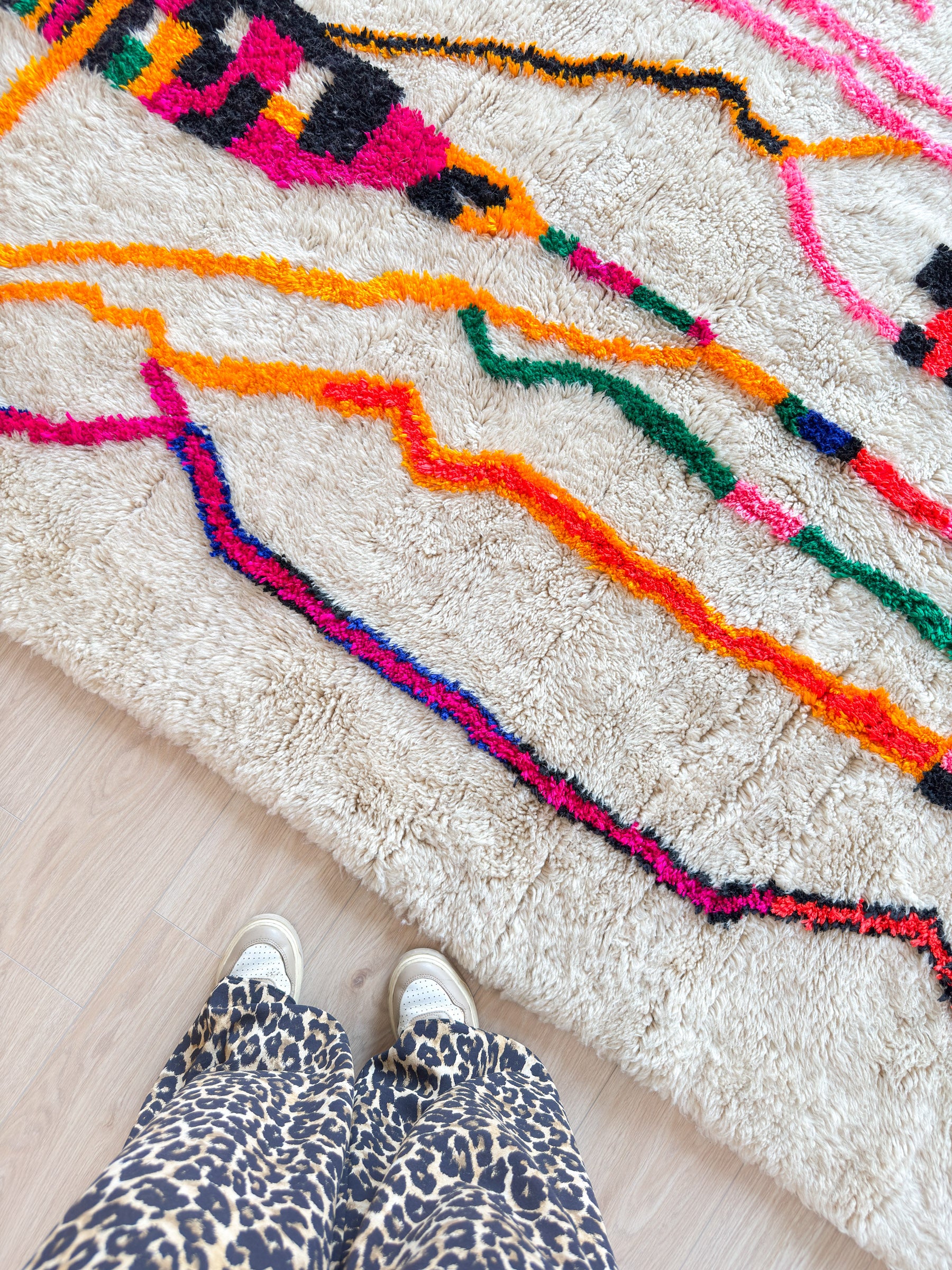 Tapis berbère coloré 155 x 280 cm - n°2254
