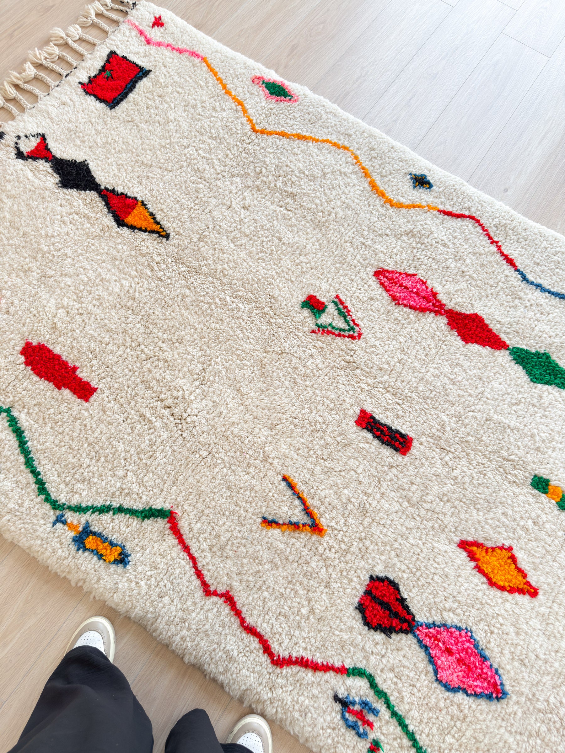 Colorful Berber rug 152 x 266 cm - n°1833