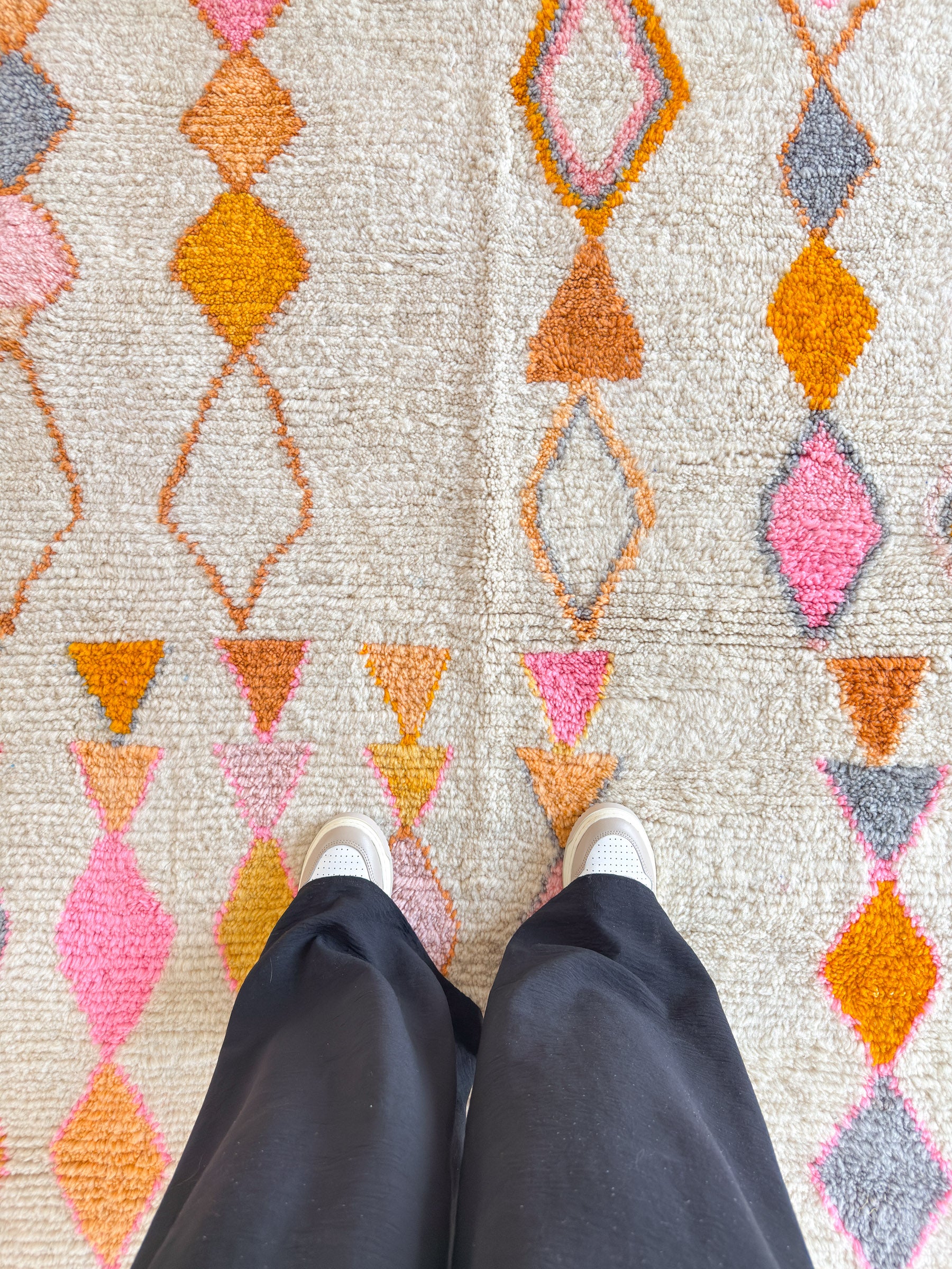 Colorful Berber rug 161 x 283 cm - n°1856