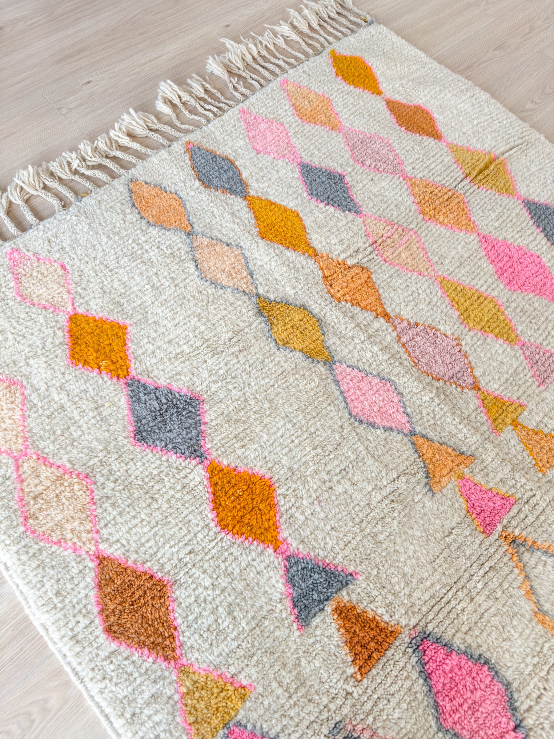 Colorful Berber rug 161 x 283 cm - n°1856