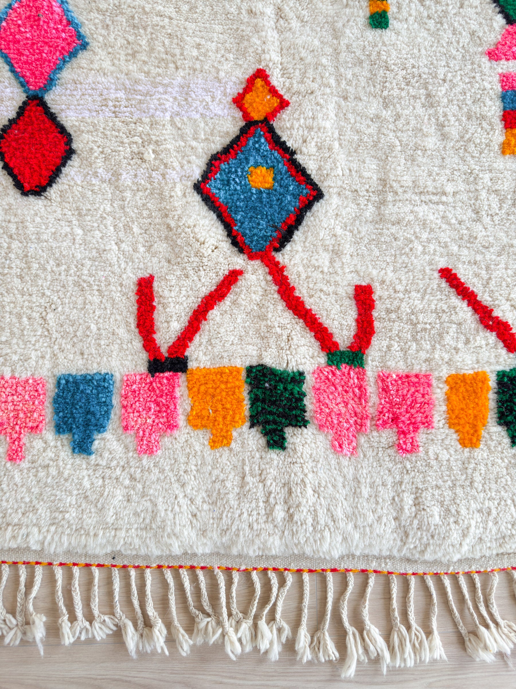 Colorful Berber rug 158 x 262 cm - n°1826