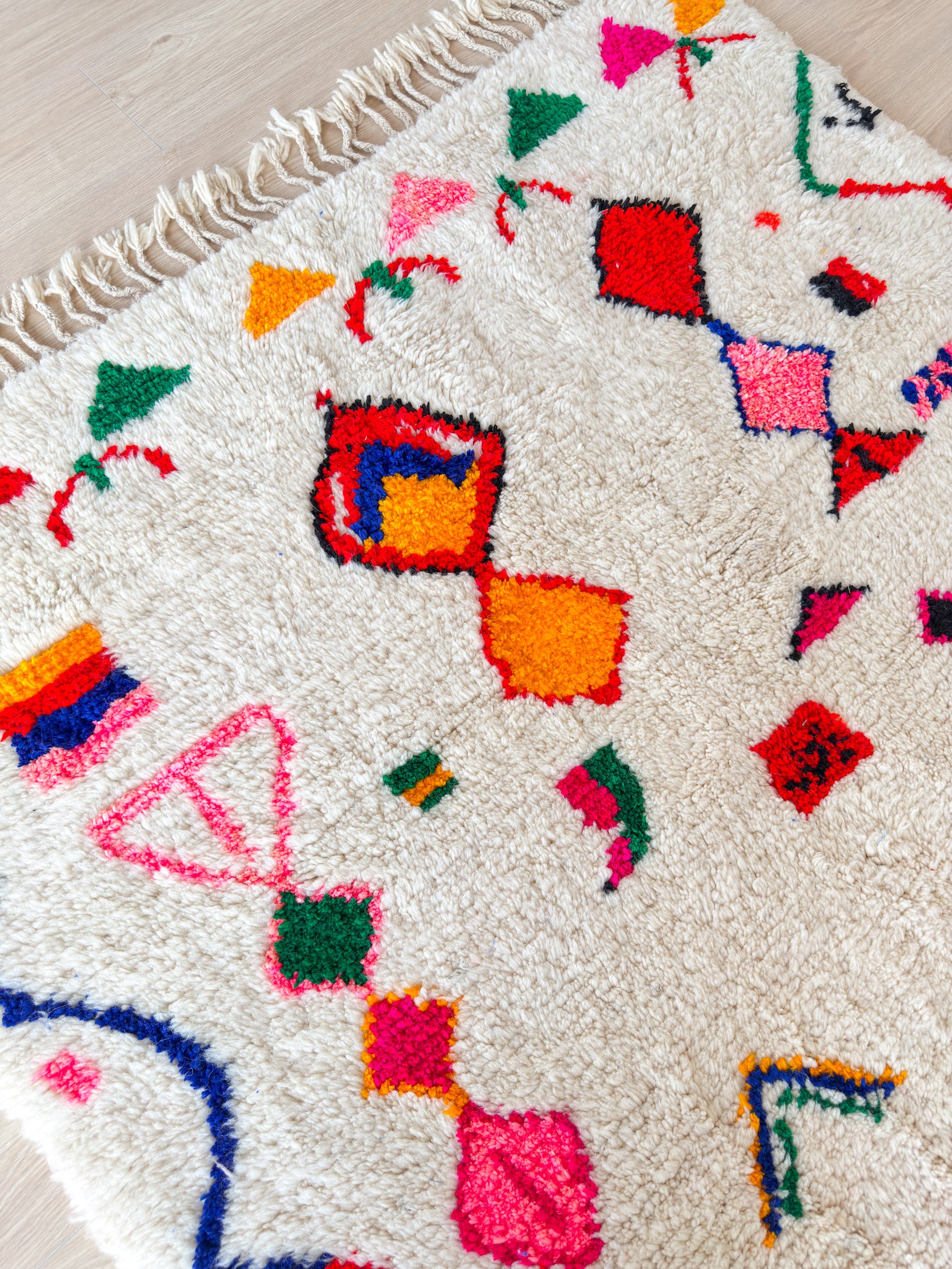 Colorful Berber rug 160 x 279 cm - n°1846