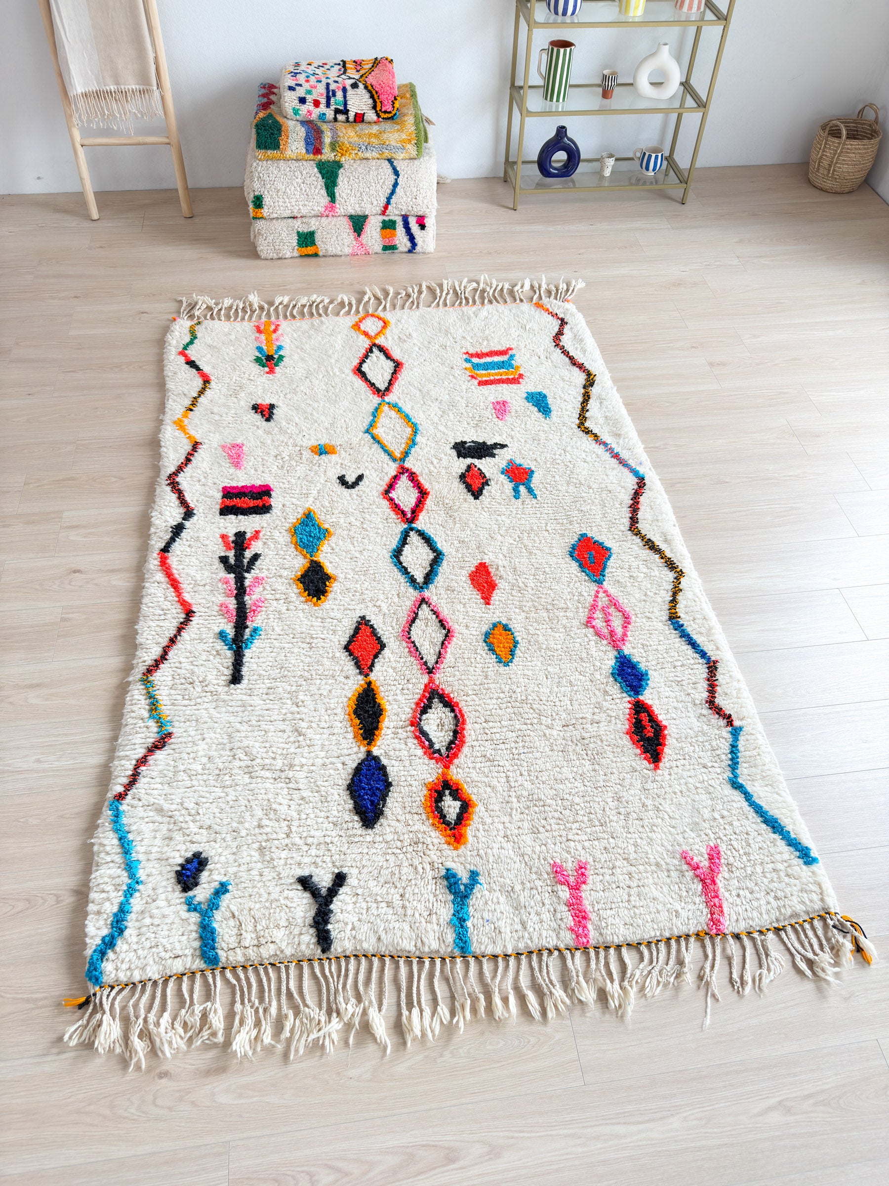 Tapis berbère coloré 161 x 272 cm - n°1987