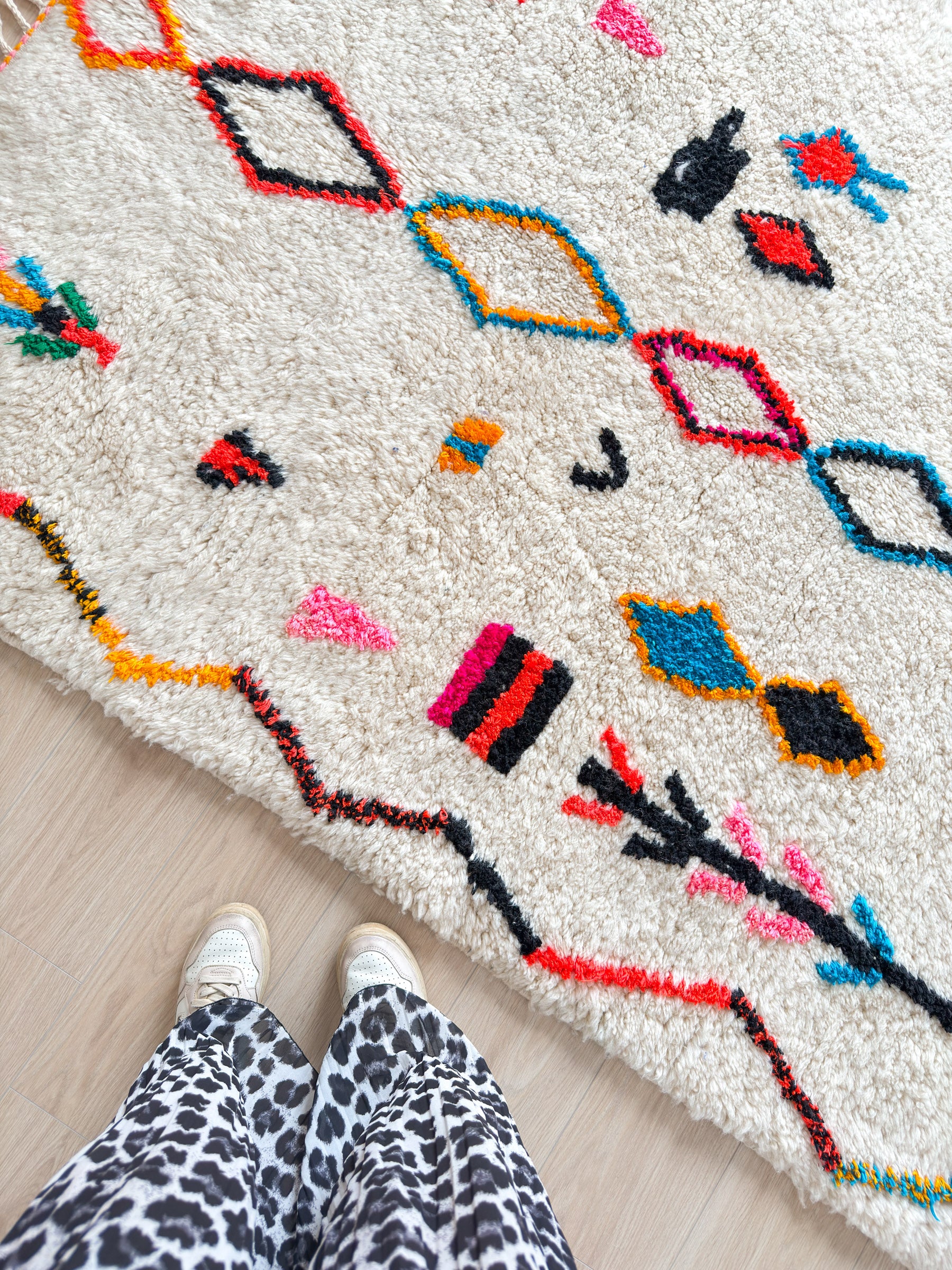 Tapis berbère coloré 161 x 272 cm - n°1987