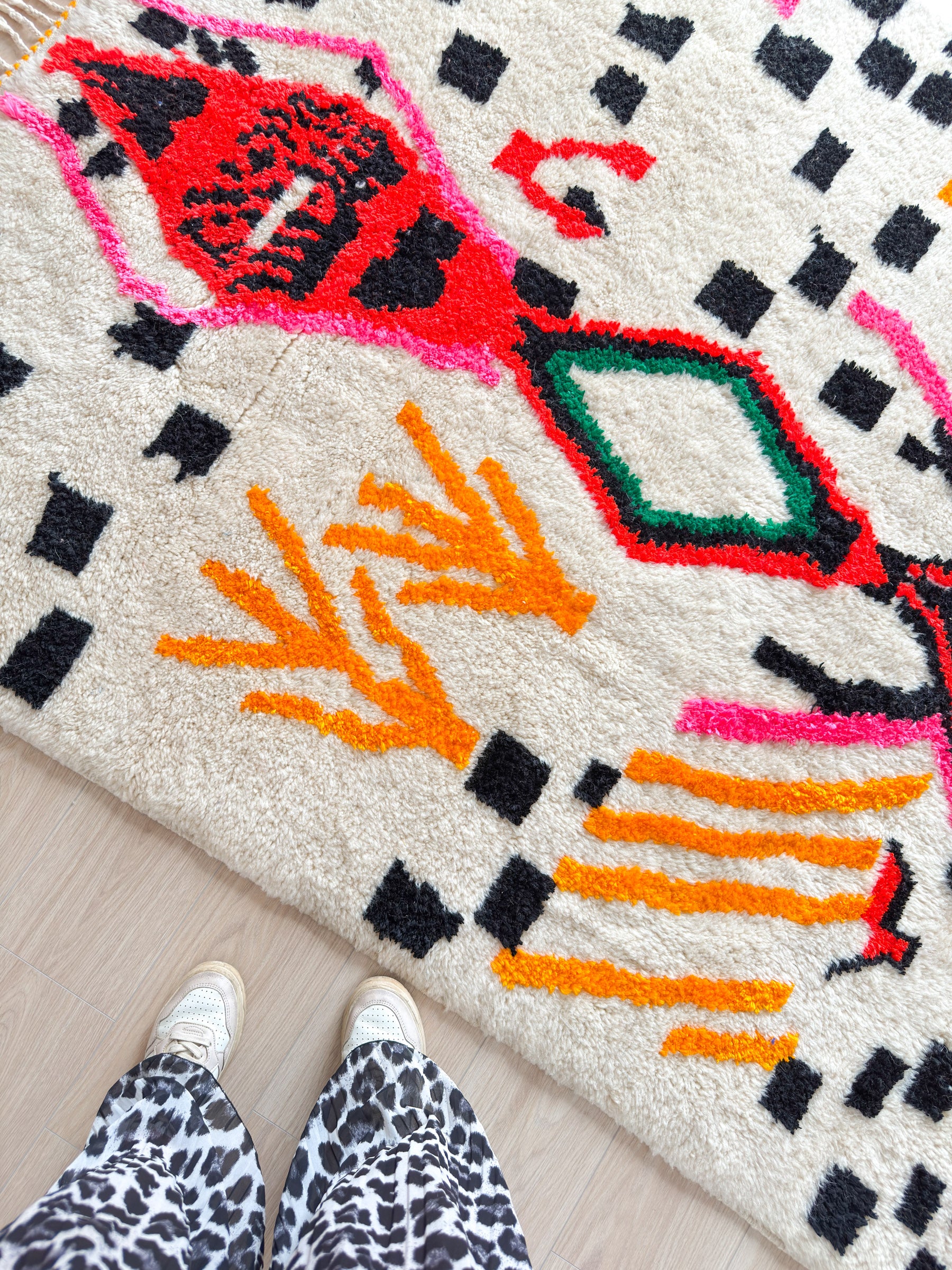 Colorful Berber rug 158 x 256 cm - n°2245