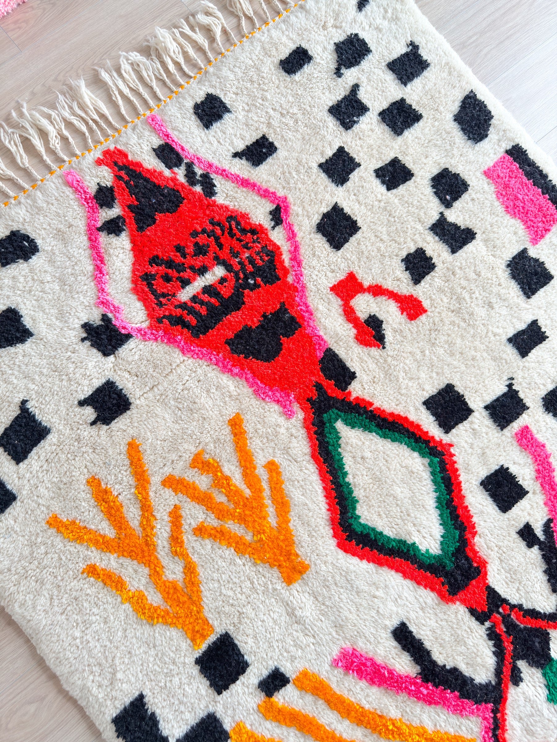 Colorful Berber rug 158 x 256 cm - n°2245