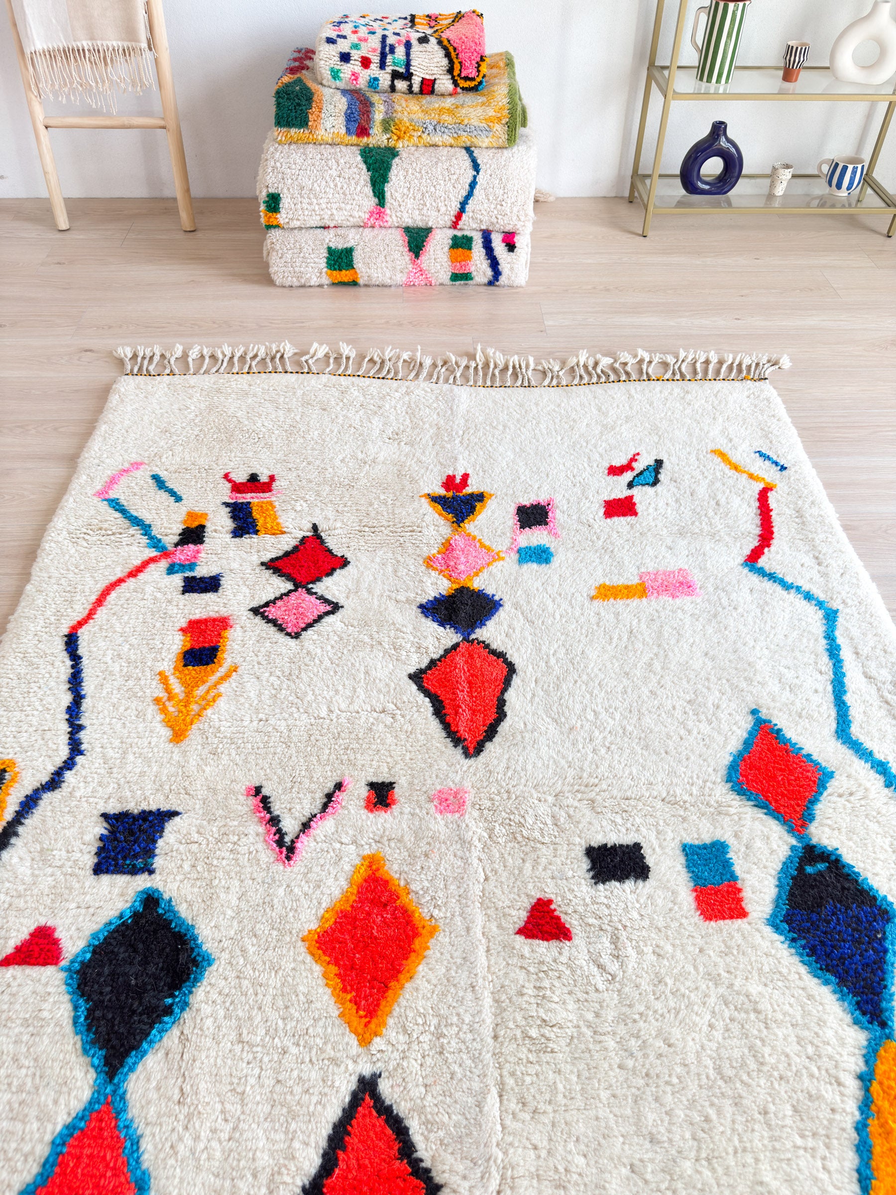 Bunter Berberteppich 158 x 280 cm – Nr. 1425