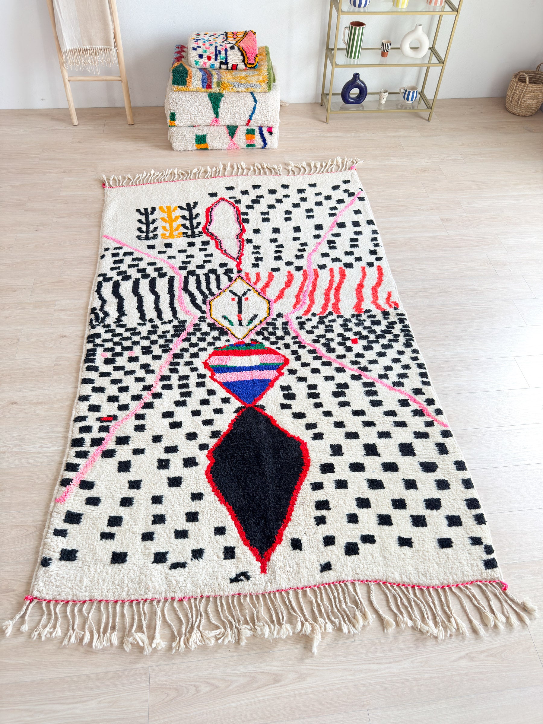 Bunter Berberteppich 164 x 280 cm – Nr. 1397