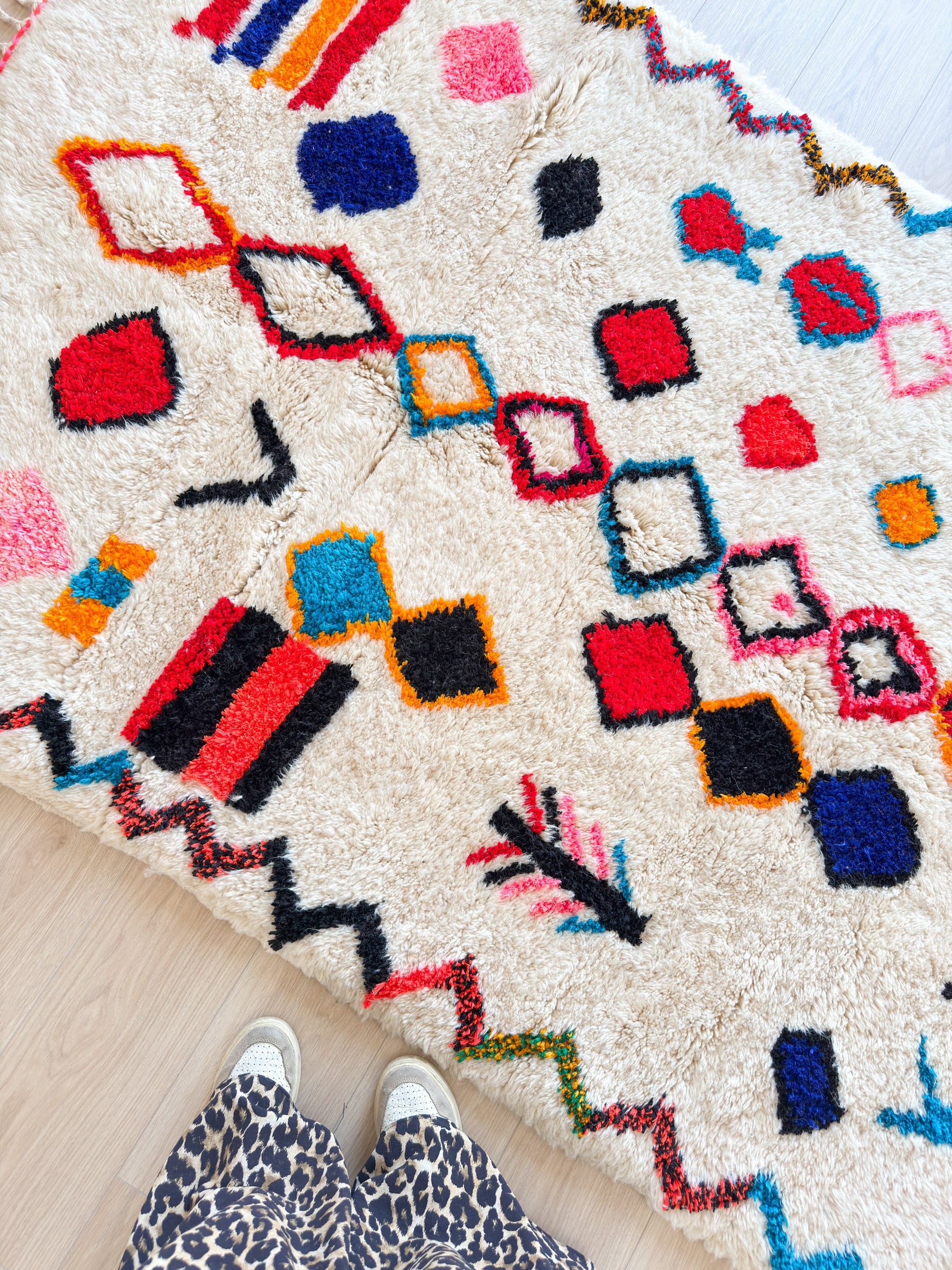 Tapis berbère coloré 149 x 212 cm - n°2271