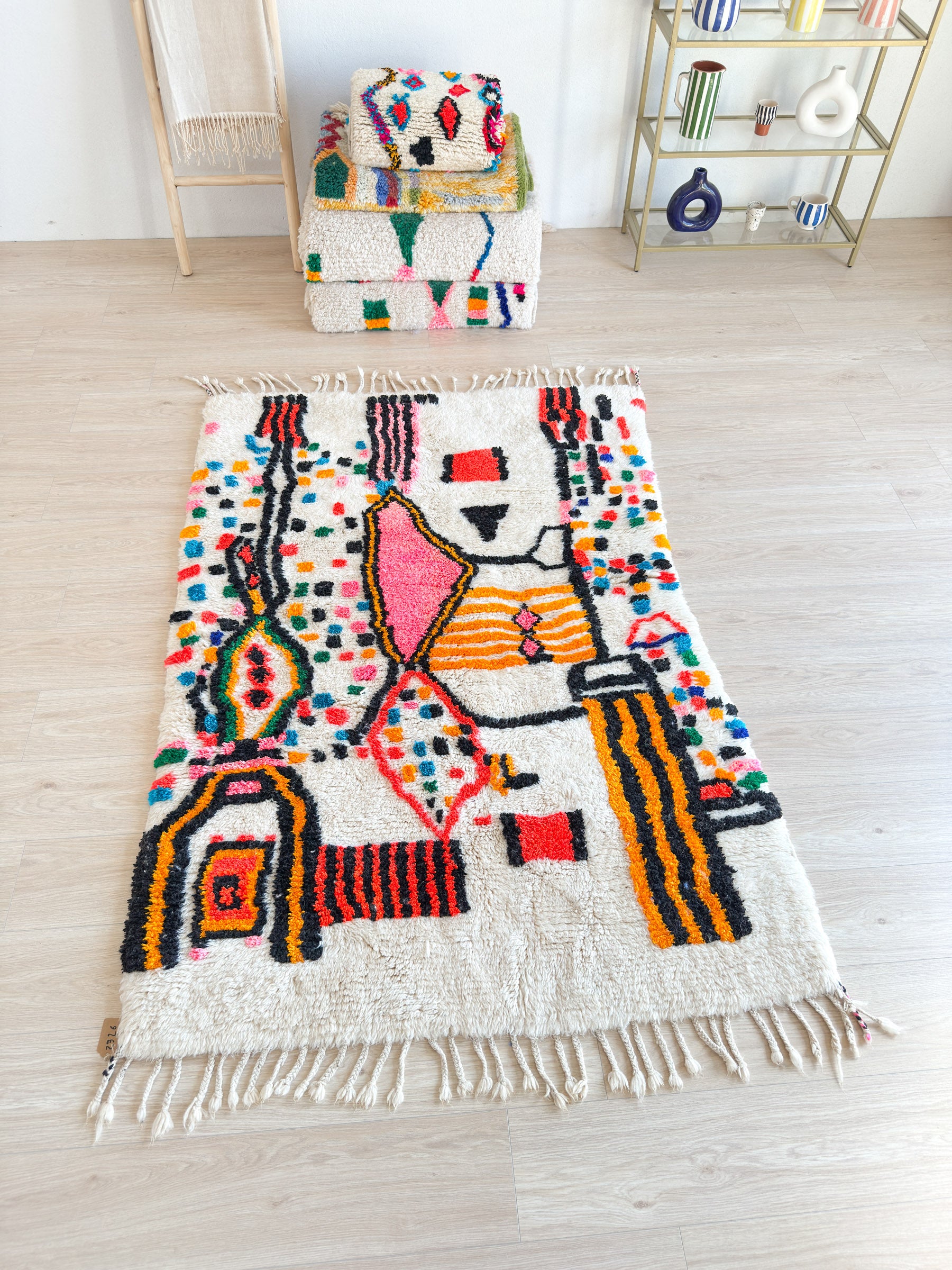Tapis berbère coloré 130 x 213 cm - n°2326