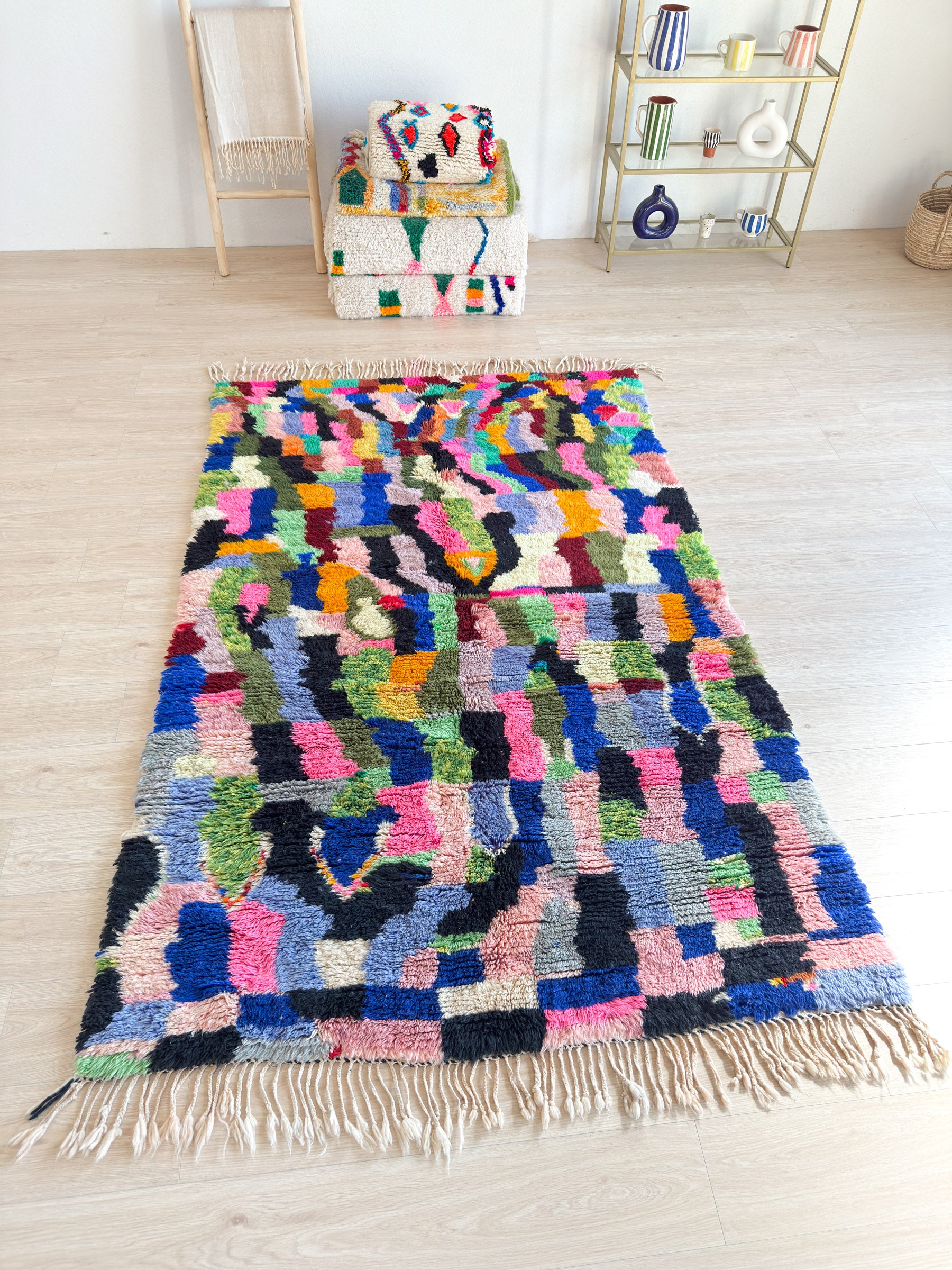 Tapis berbère coloré 153 x 256 cm - n°2303