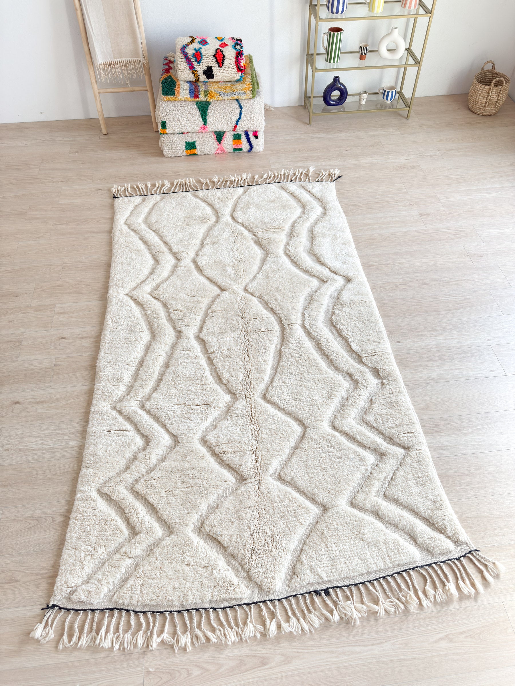 Tapis Beni Ouarain 150 x 281 cm - n°2316