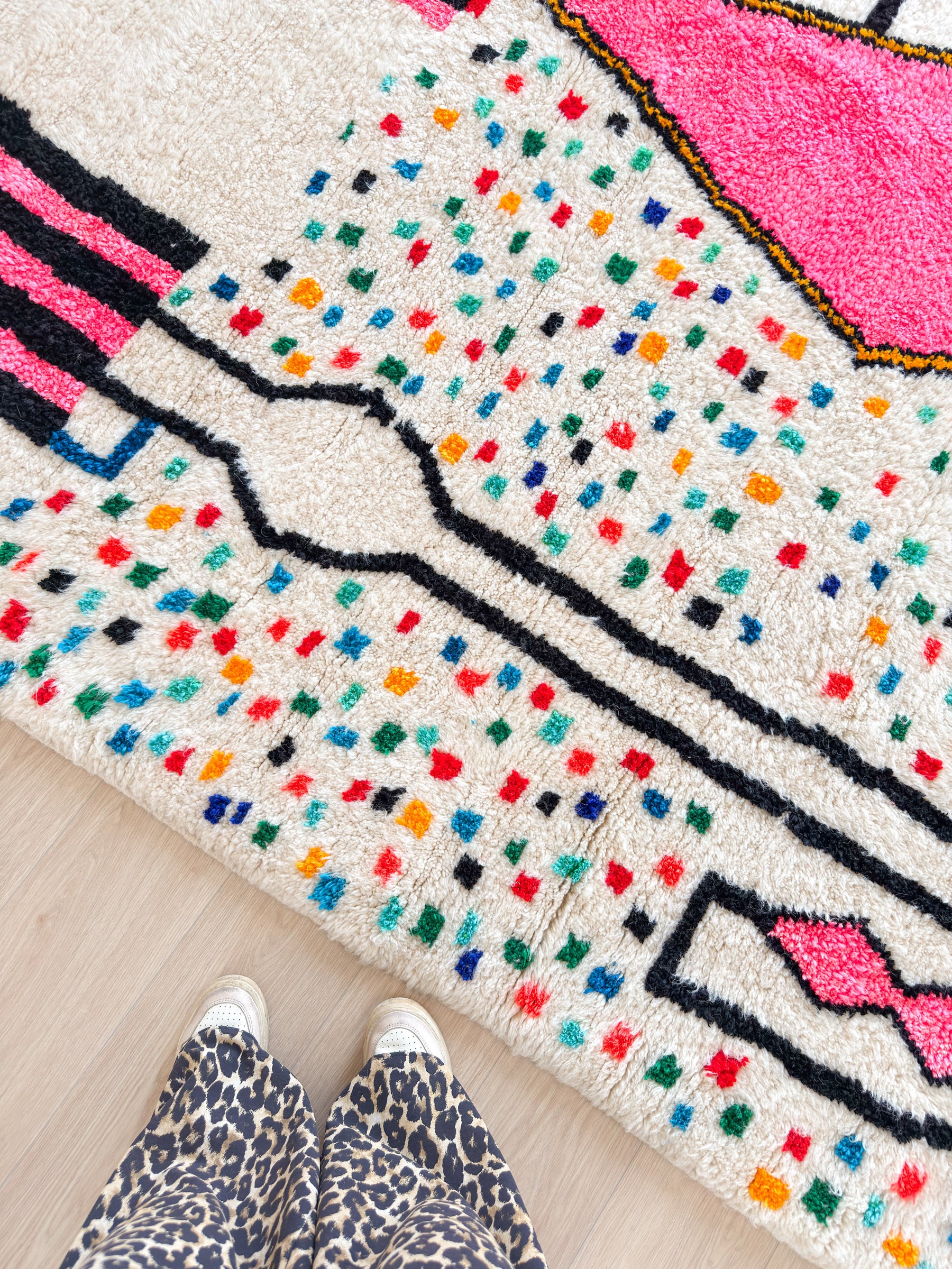 Tapis berbère coloré 266 x 351 cm - n°2335