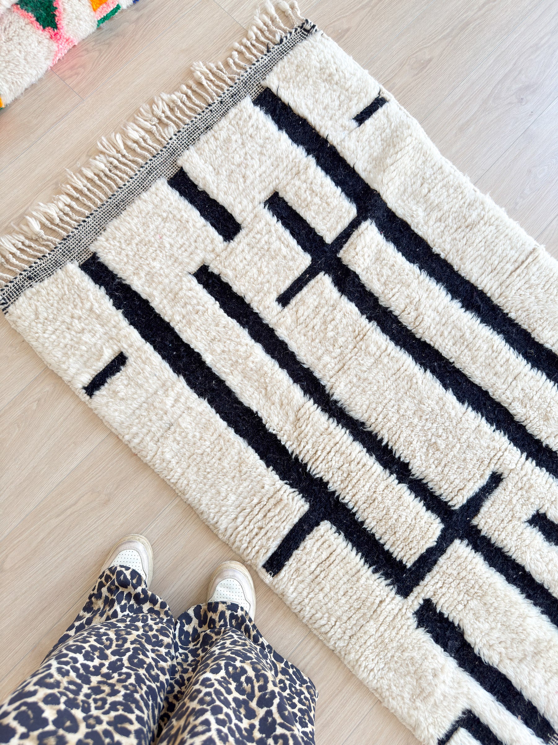 Tapis berbère coloré 97 x 163 cm - n°2282