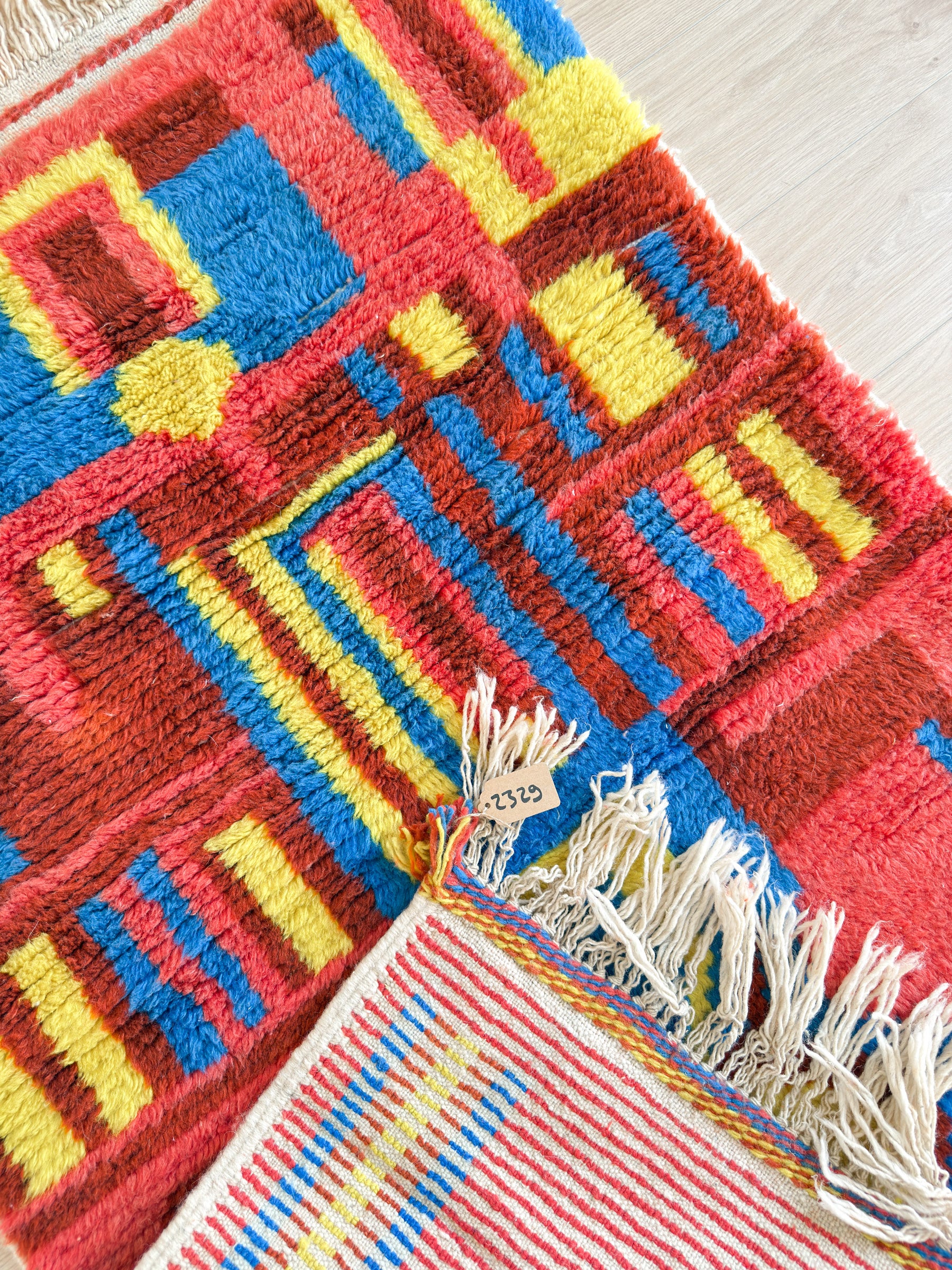 Tapis berbère coloré 103 x 164 cm - n°2329