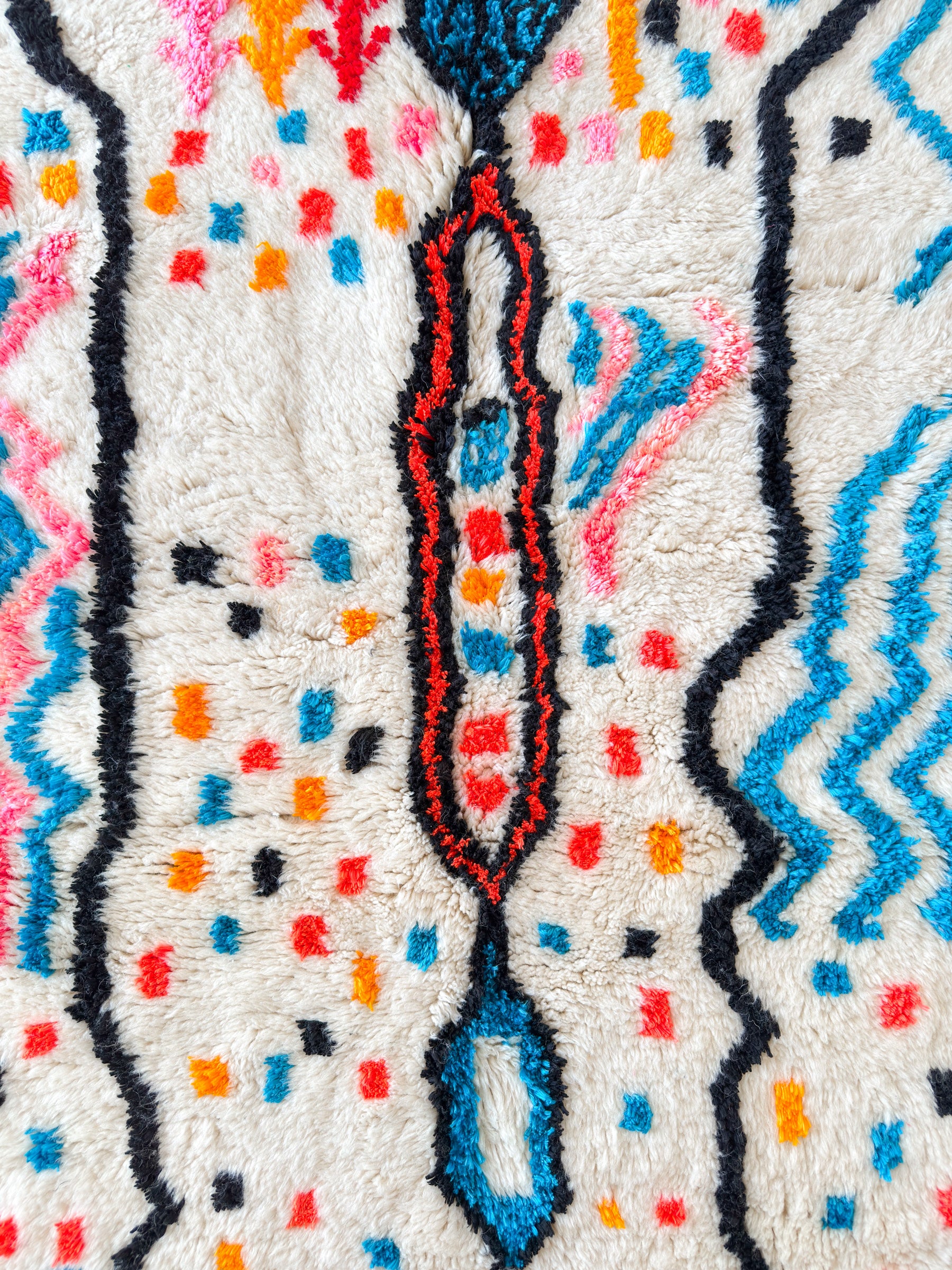 Tapis berbère coloré 115 x 181 cm - n°2299