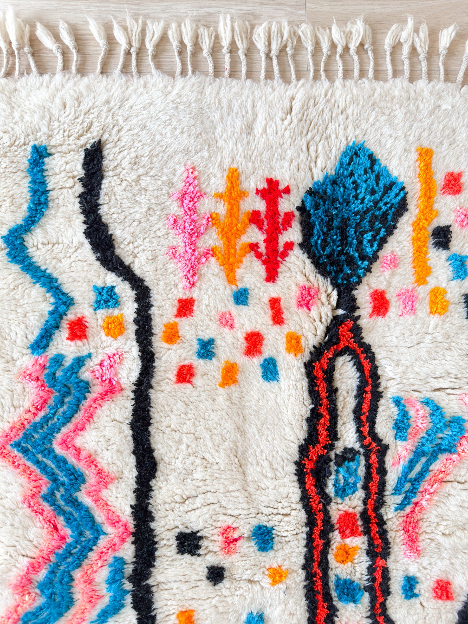 Tapis berbère coloré 115 x 181 cm - n°2299