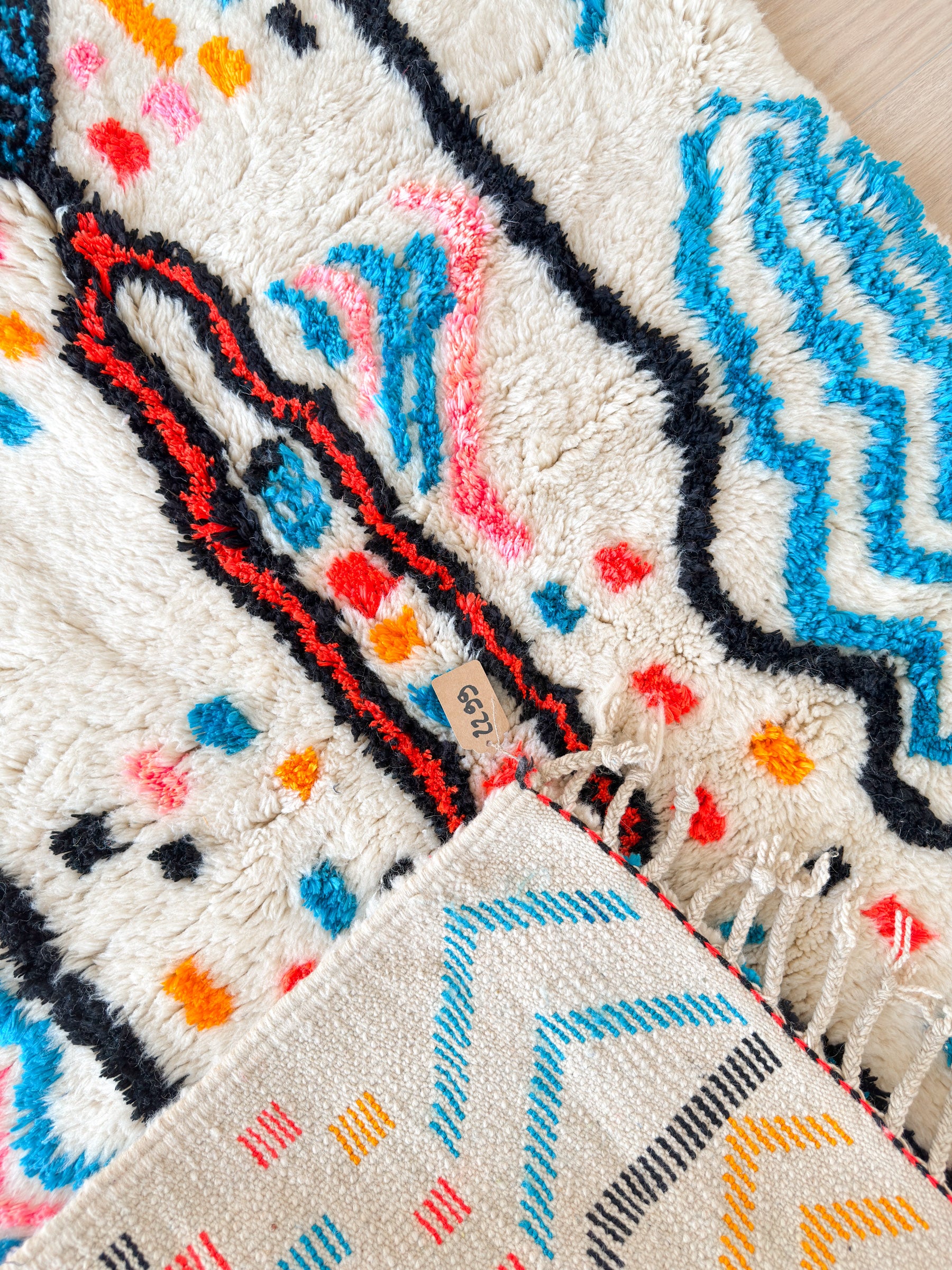 Tapis berbère coloré 115 x 181 cm - n°2299