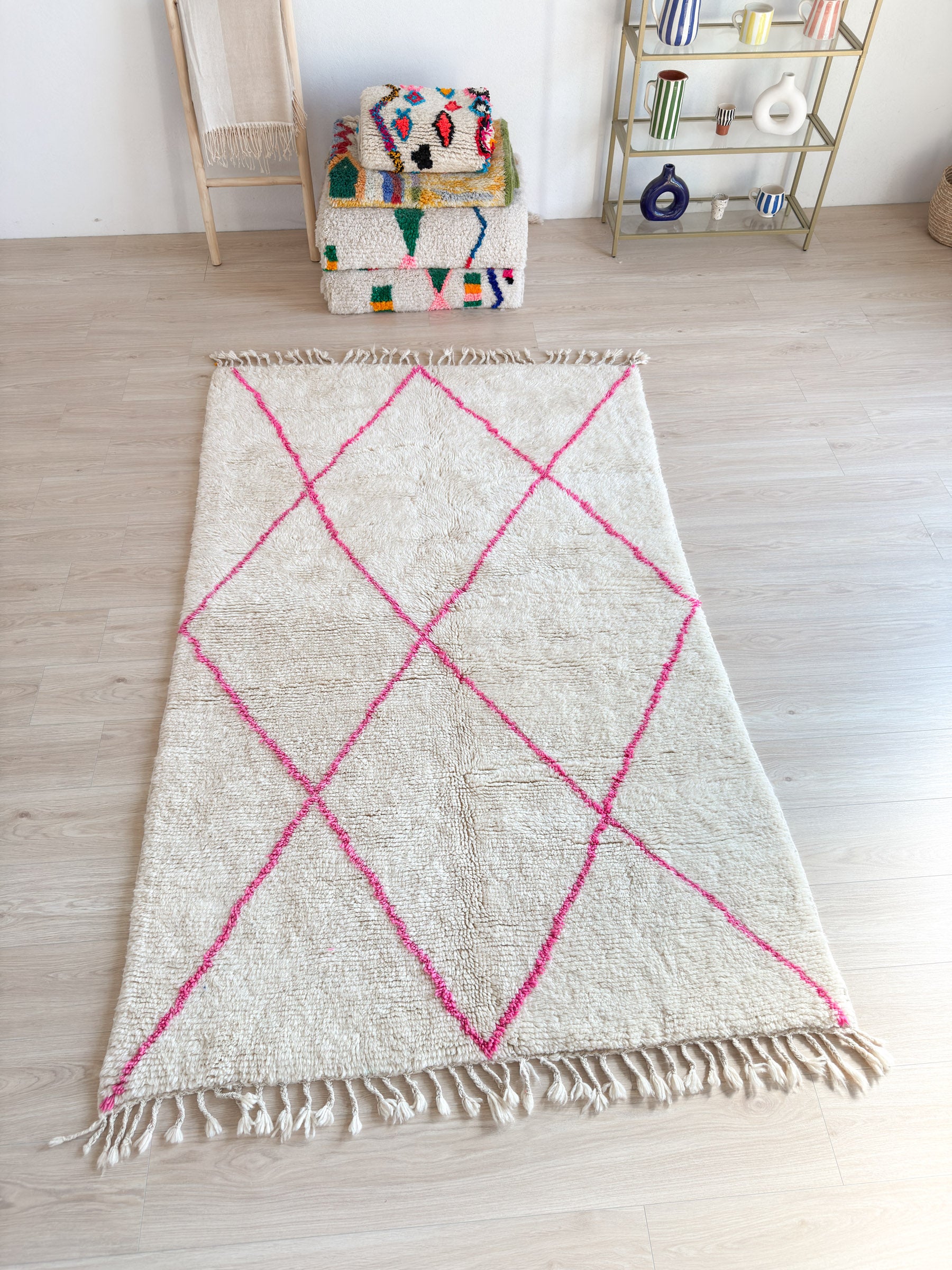 Bunter Berberteppich 150 x 251 cm - Nr. 2312