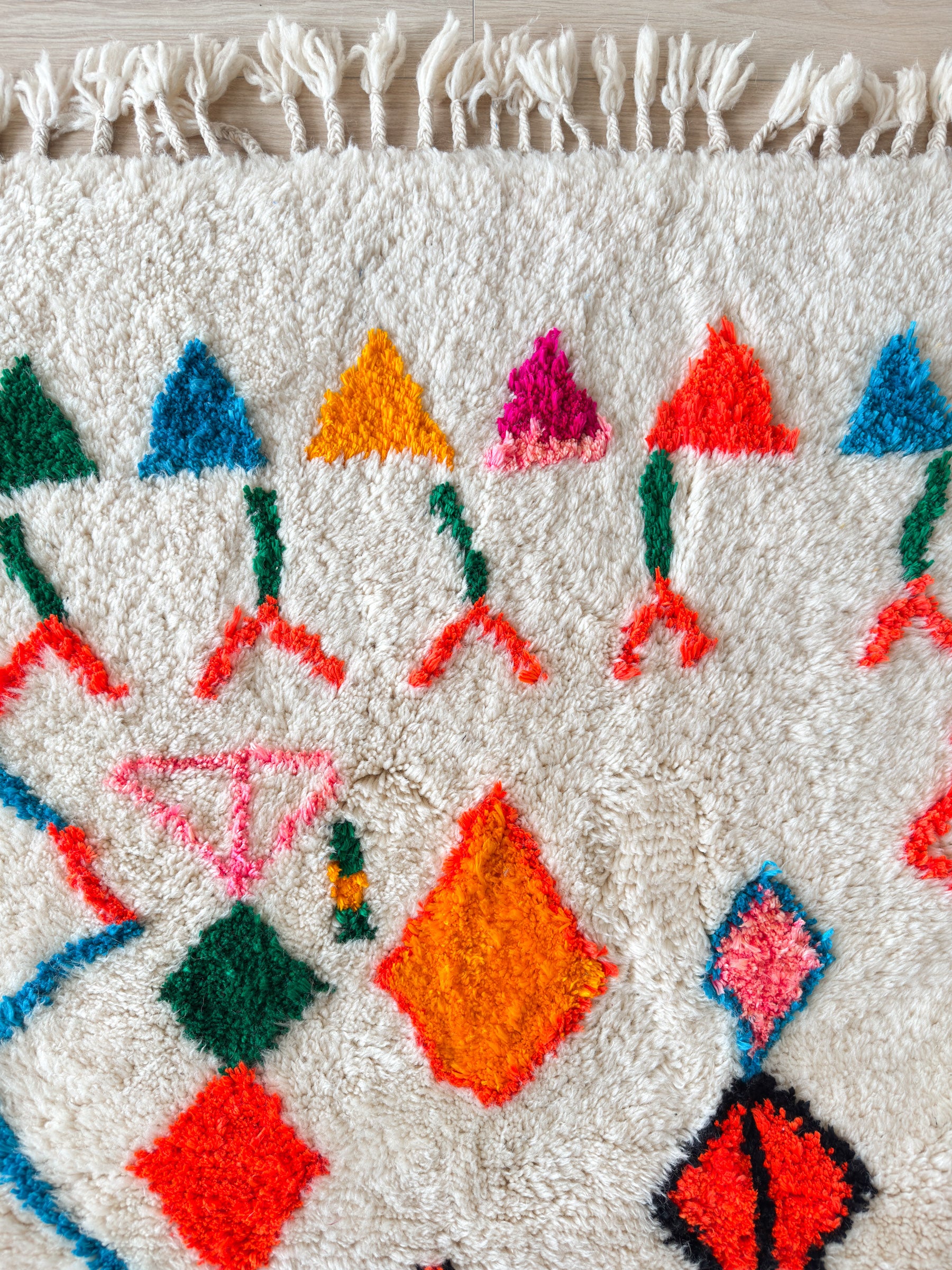 Bunter Berberteppich 105 x 184 cm - Nr. 2358